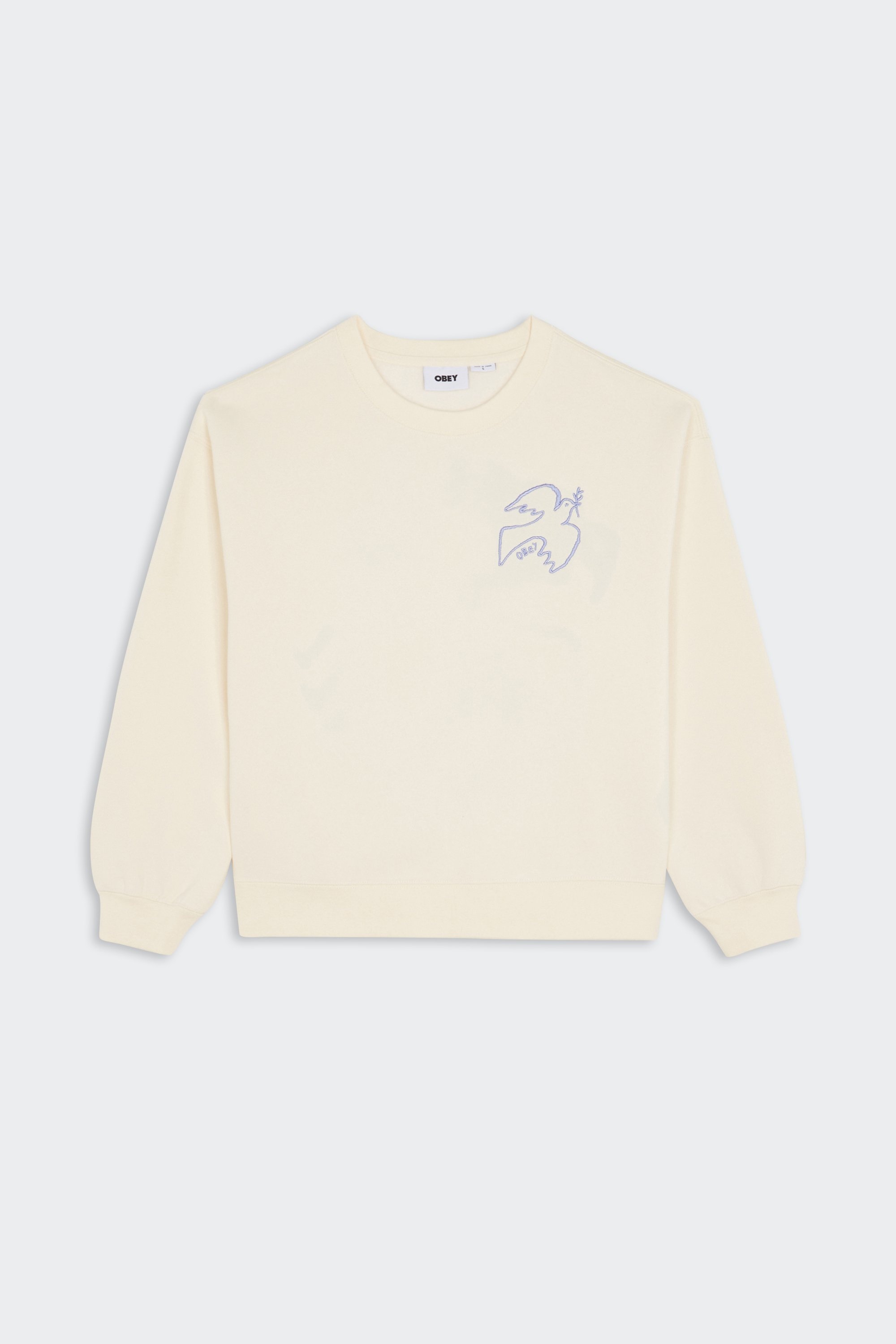 sweatshirt | Beige by OBEY sweatshirt Beige
