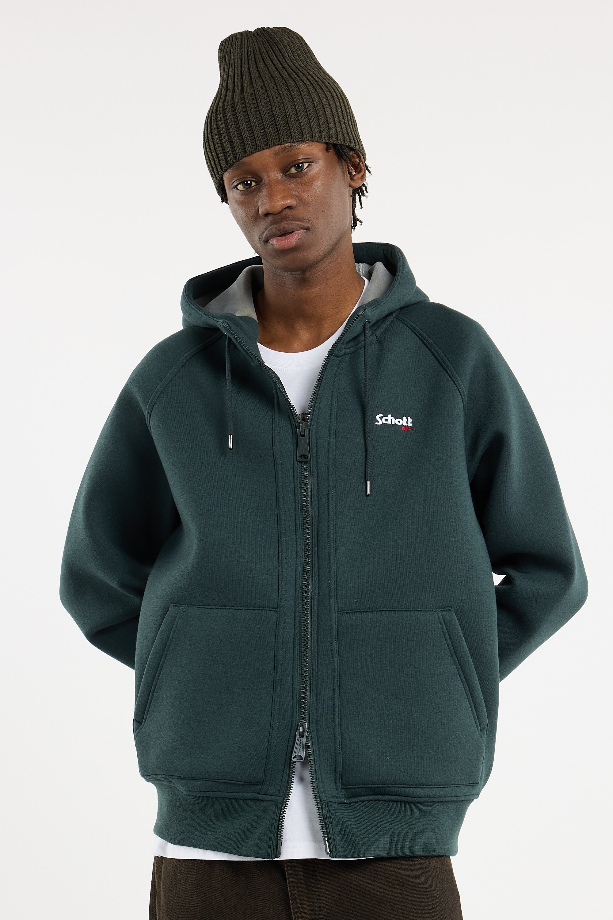 Veste | Vert SCHOTT Homme