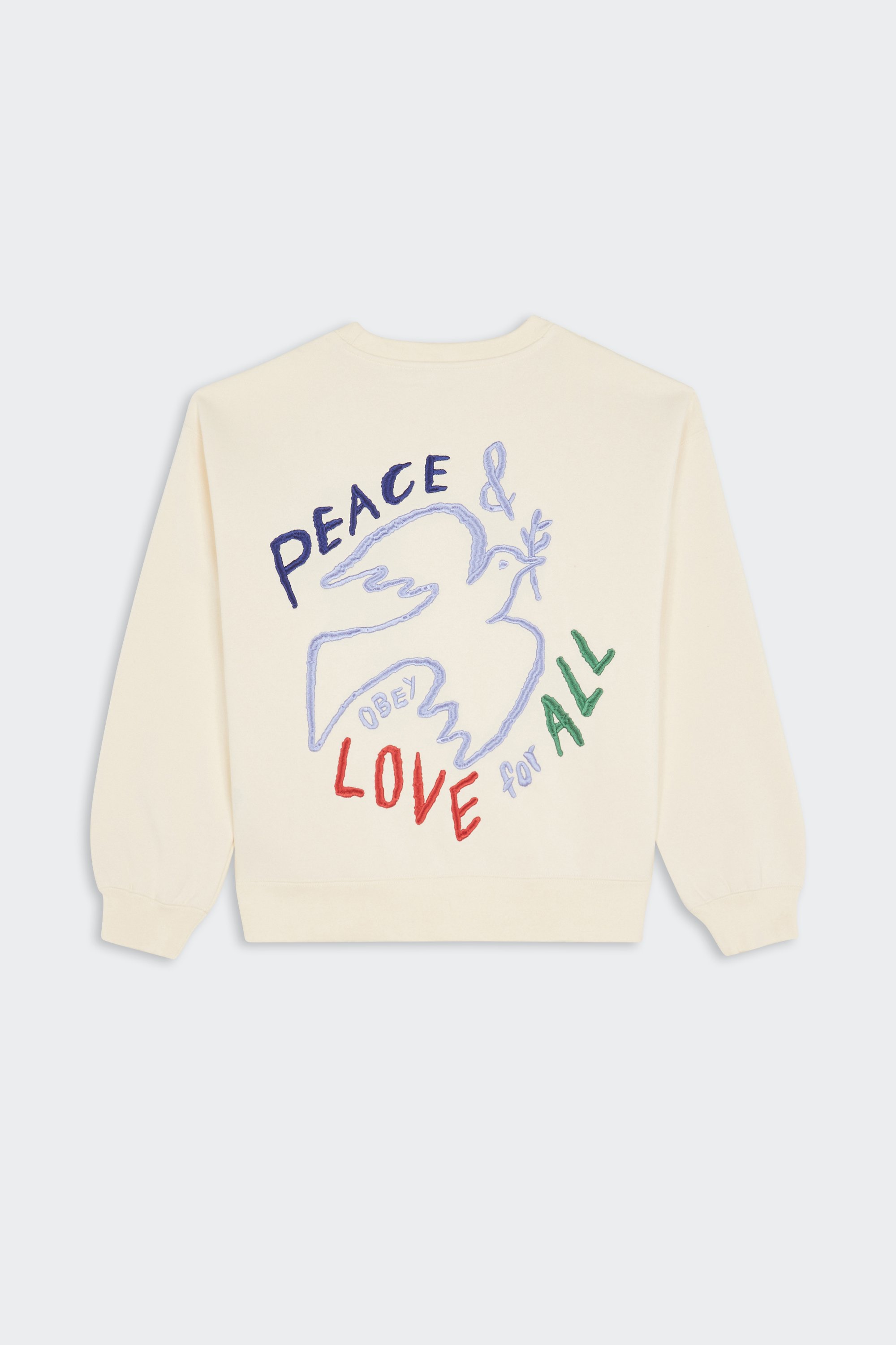 sweatshirt | Beige by OBEY sweatshirt Beige