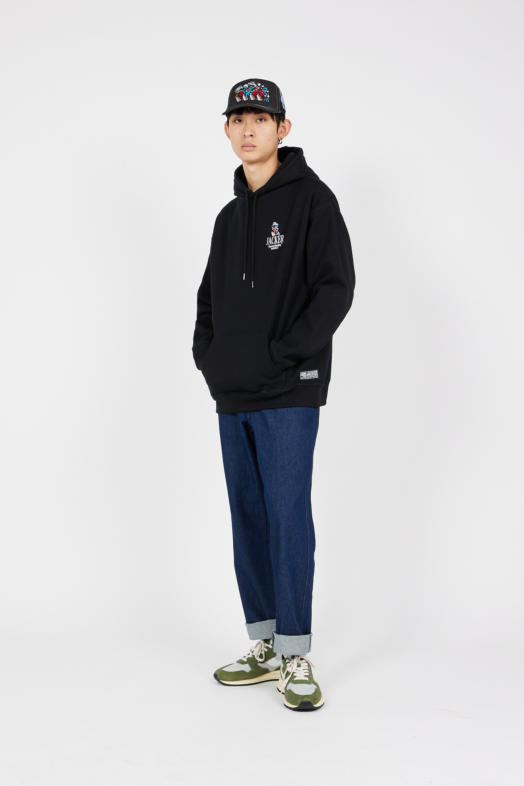 Hoodie | Black by JACKER Hoodie Black