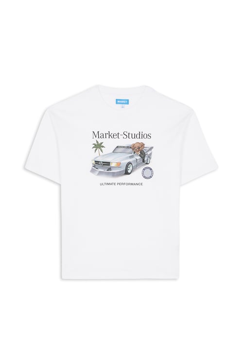 MARKET Regular-fit round-neck cotton T-shirt