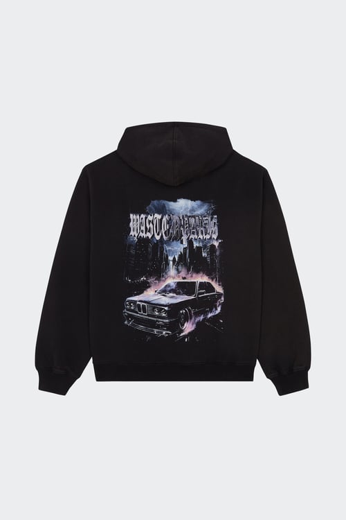 WASTED Hoodie Noir