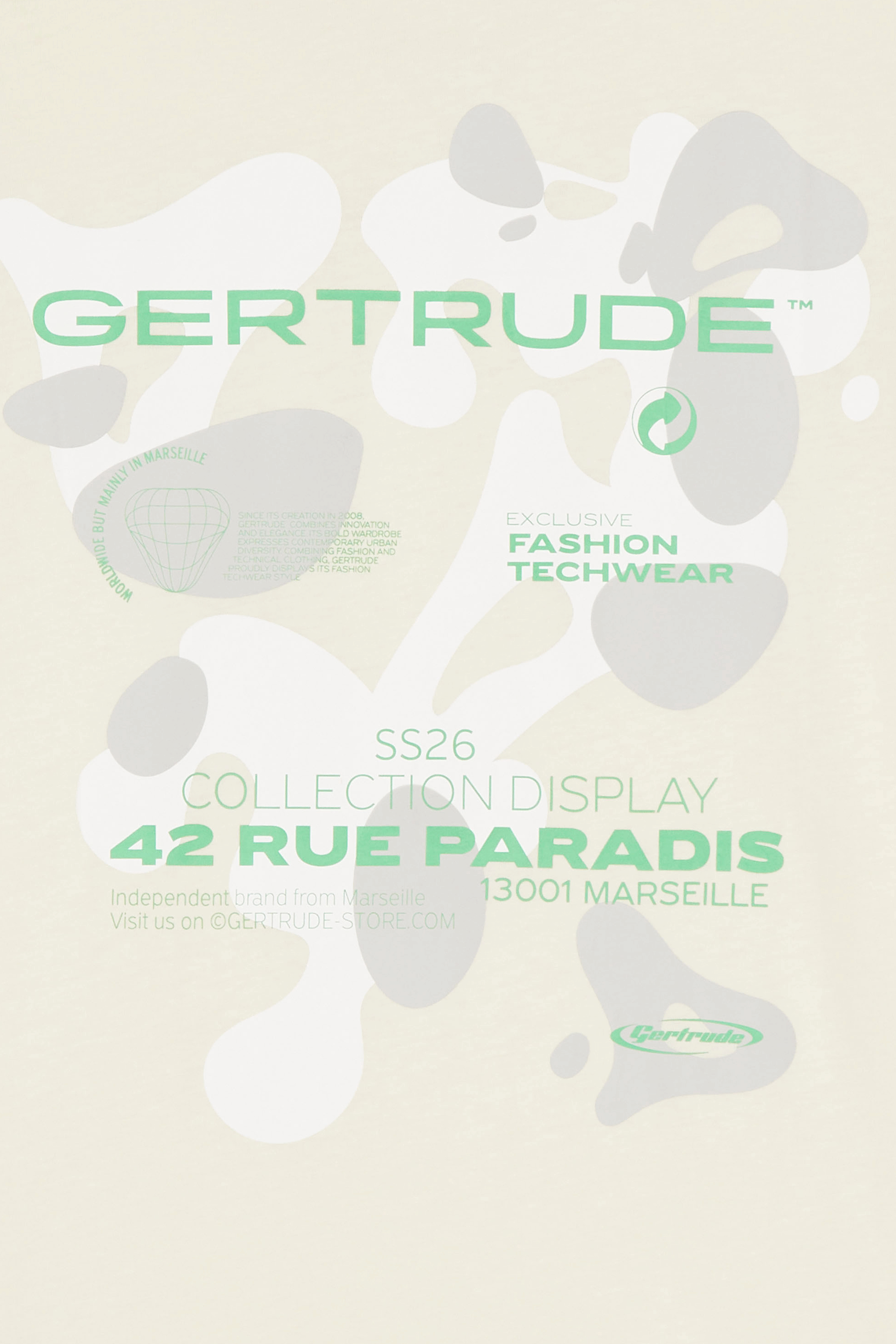 Regular-fit round-neck cotton T-shirt Beige