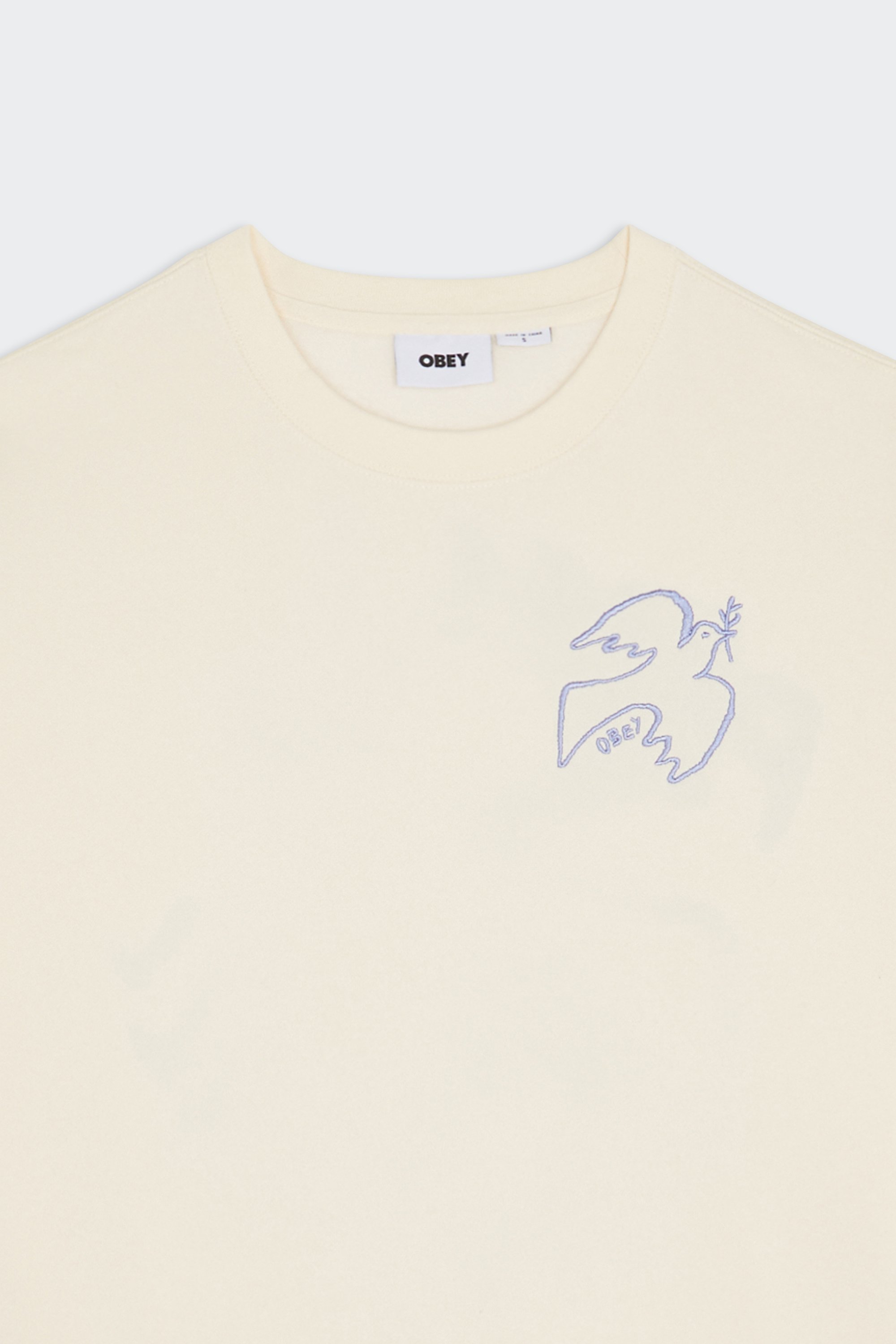 sweatshirt | Beige by OBEY sweatshirt Beige