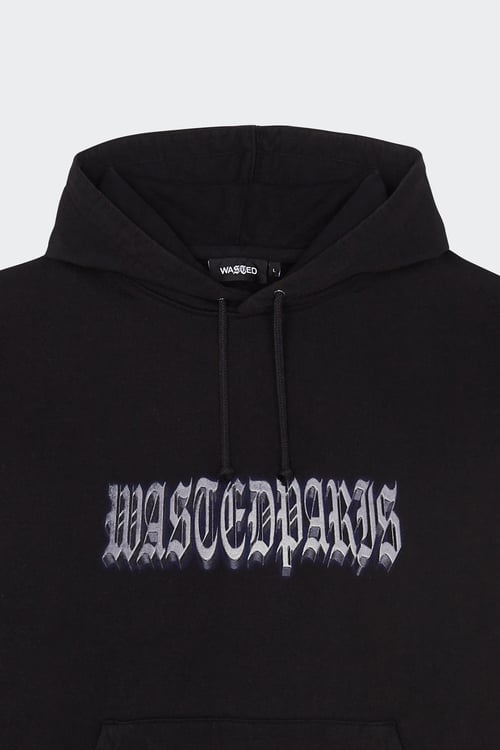 WASTED Hoodie Noir