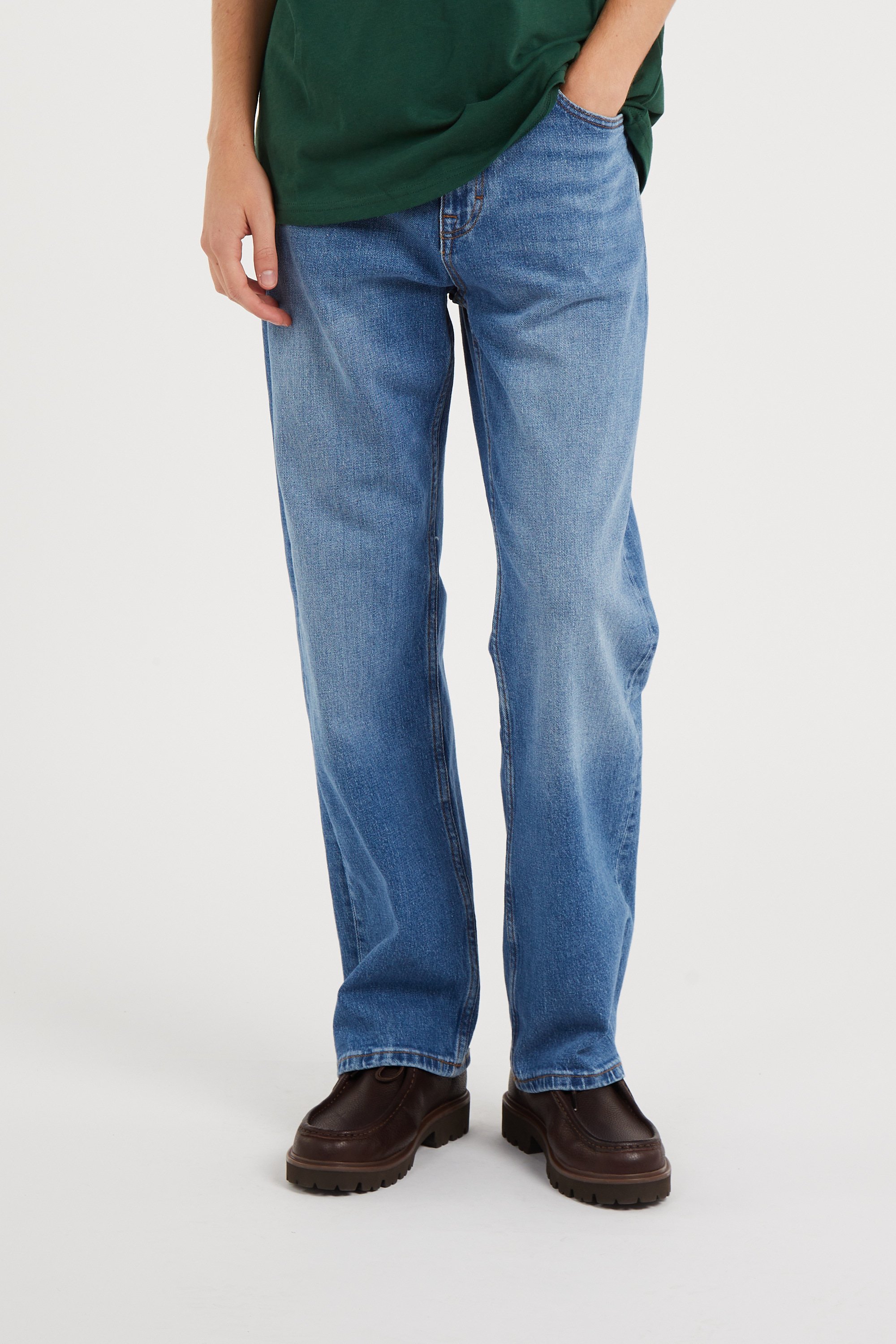 Jean droit en coton | Bleu TOMMY JEANS Homme