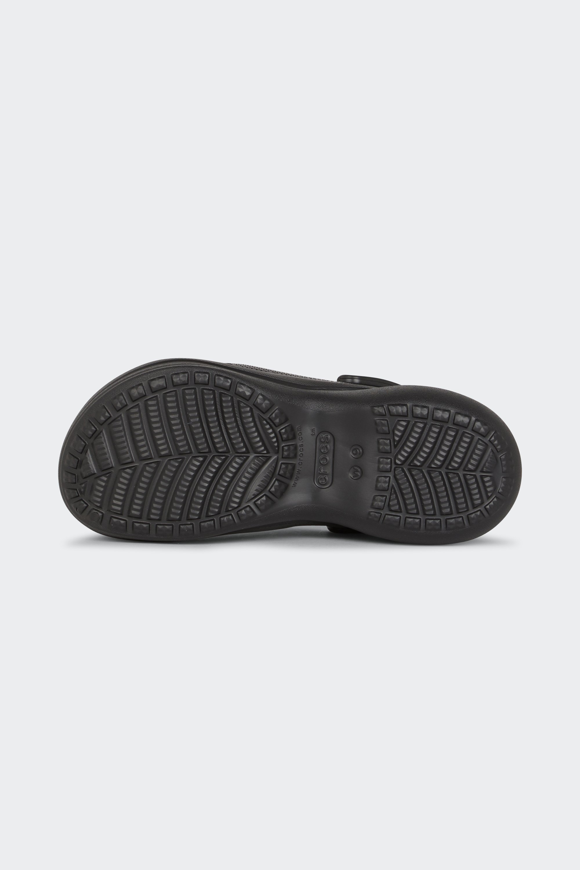 Flat furry sheepskin sandals | Black by CROCS Flat furry sheepskin sandals Black
