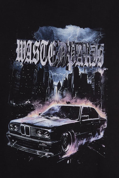 WASTED Hoodie Noir