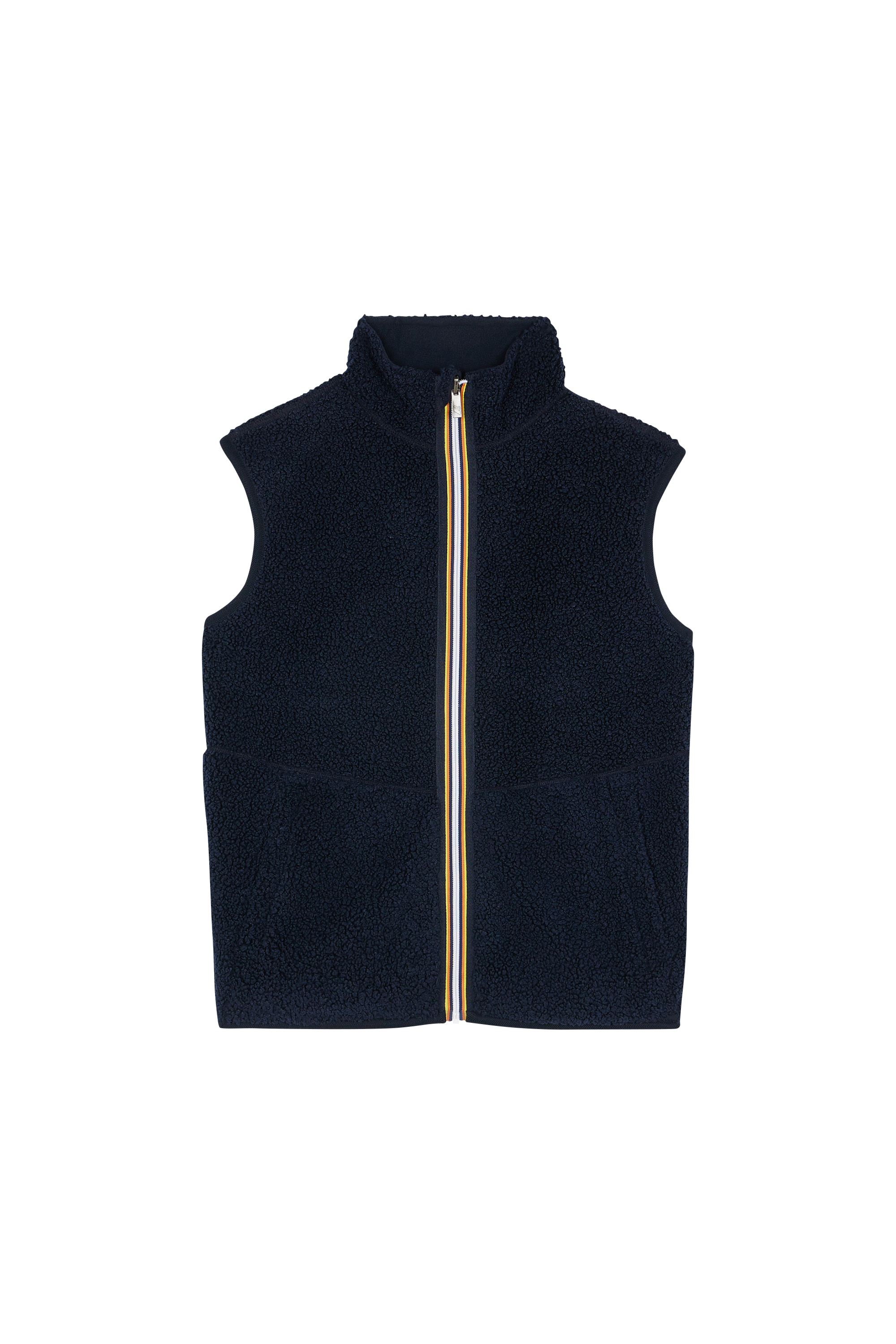 Jacket YANNICK SHERPA POLAR DOUB Blue depht-blue depht