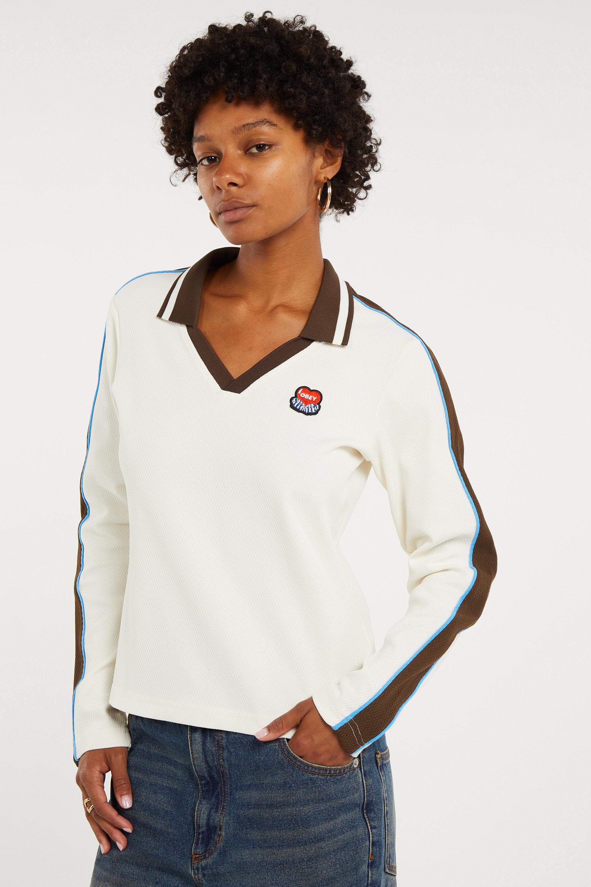 Top | Beige OBEY Femme