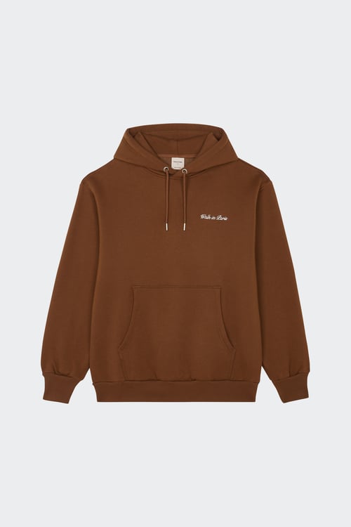 WALK IN PARIS Hoodie Marron