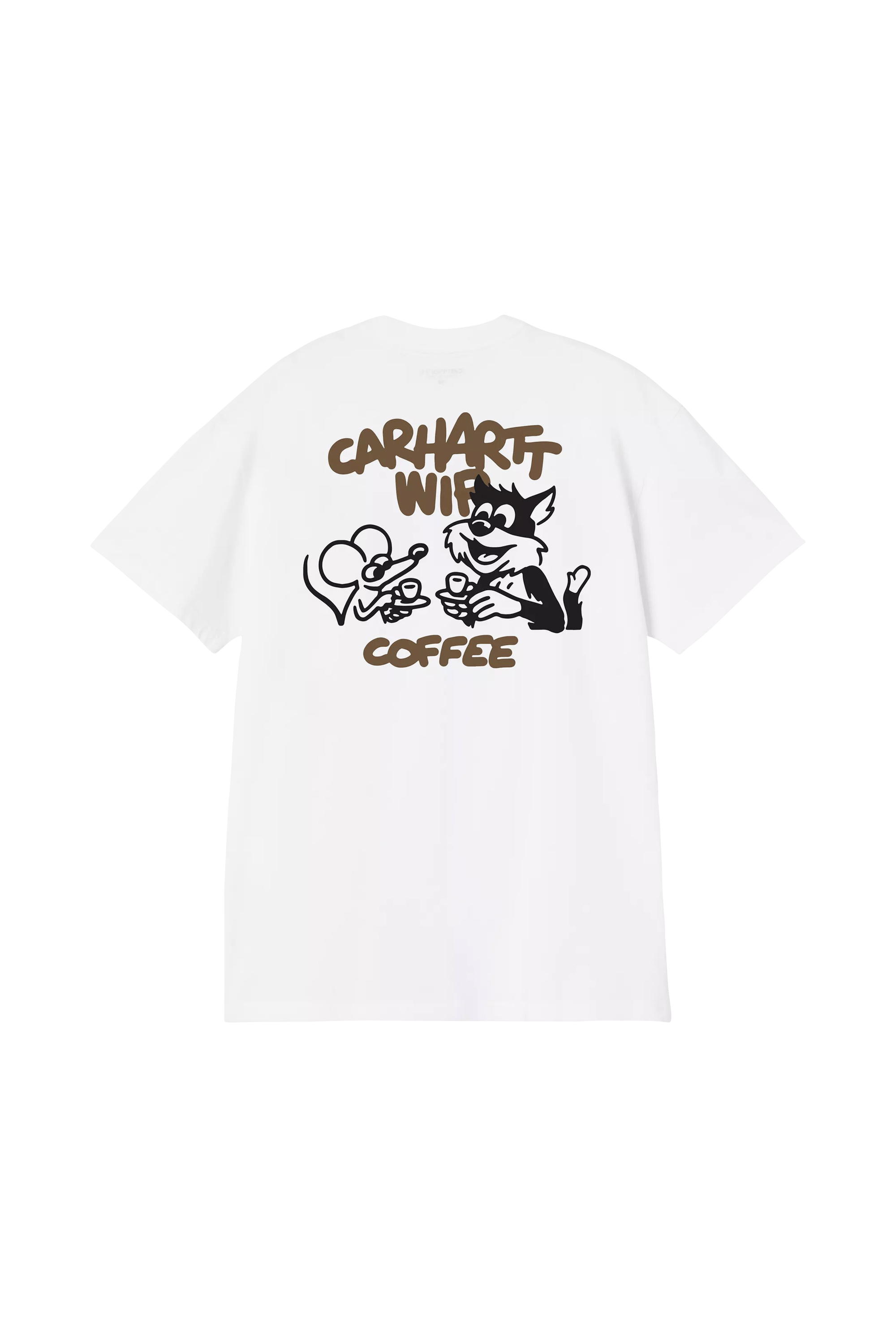 T-shirt col rond en coton bio | Blanc CARHARTT WIP Homme