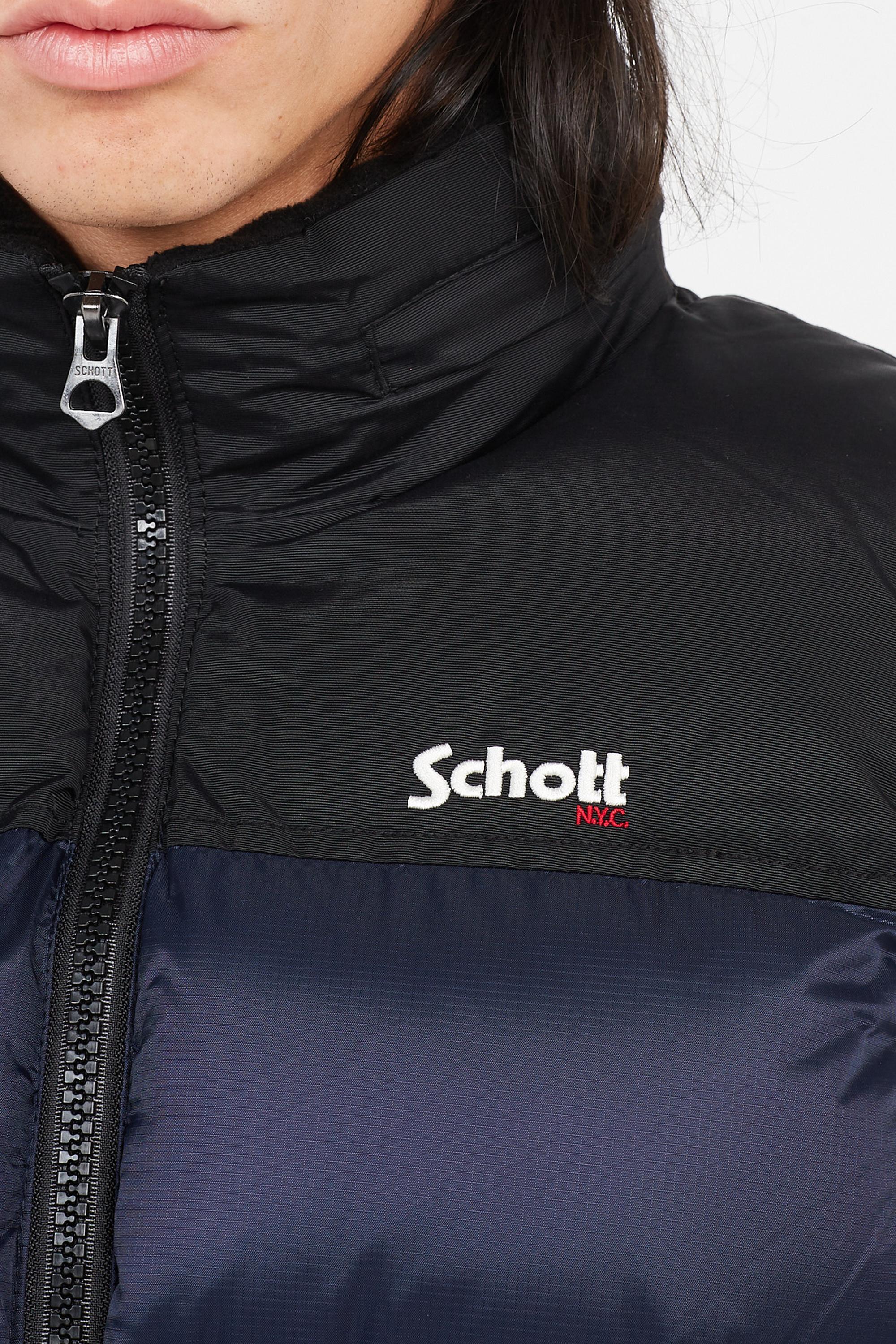 Sleeveless Puffer Jacket | Blue SCHOTT Men