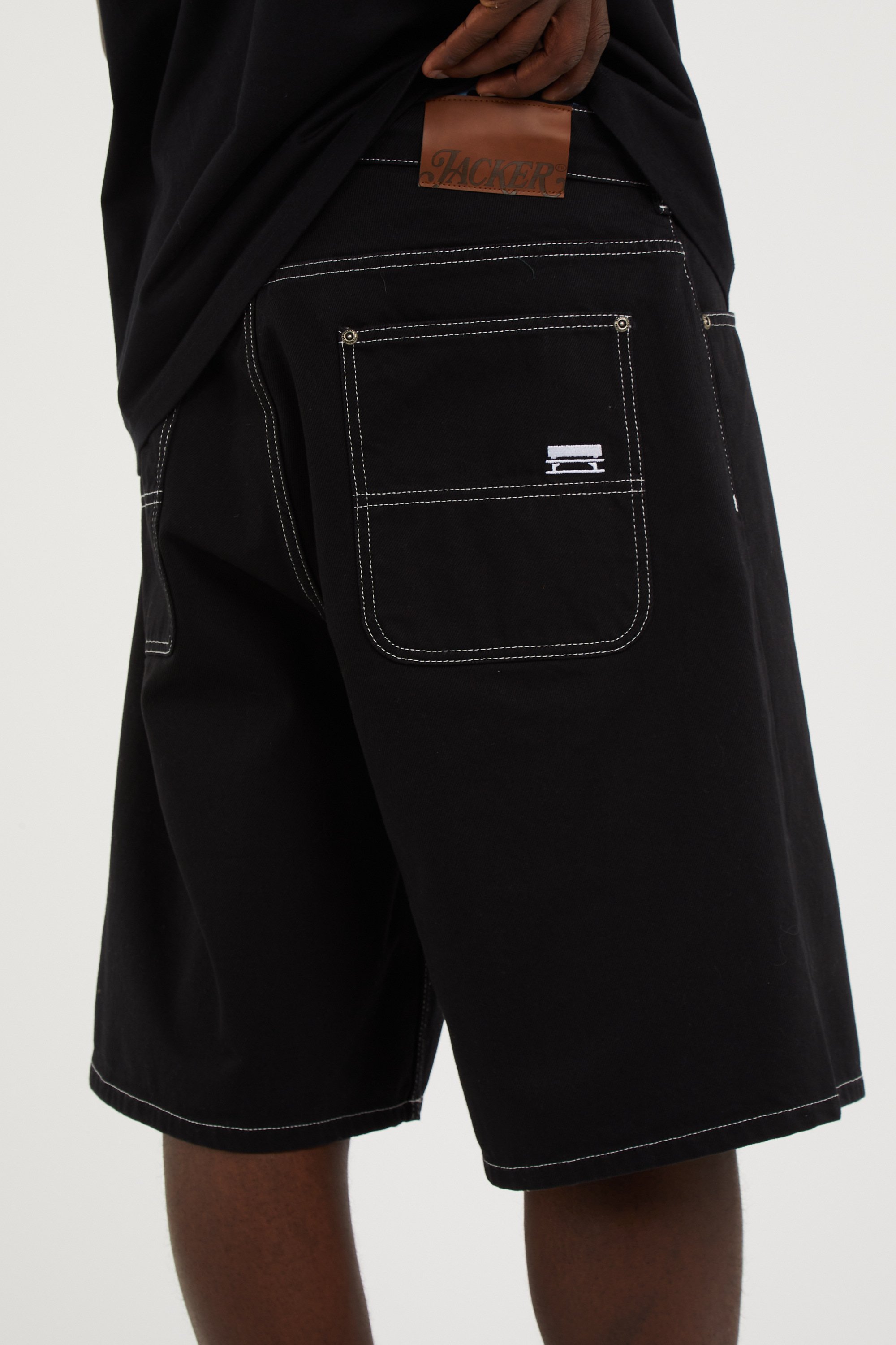 Cotton Bermuda shorts | Black JACKER Men