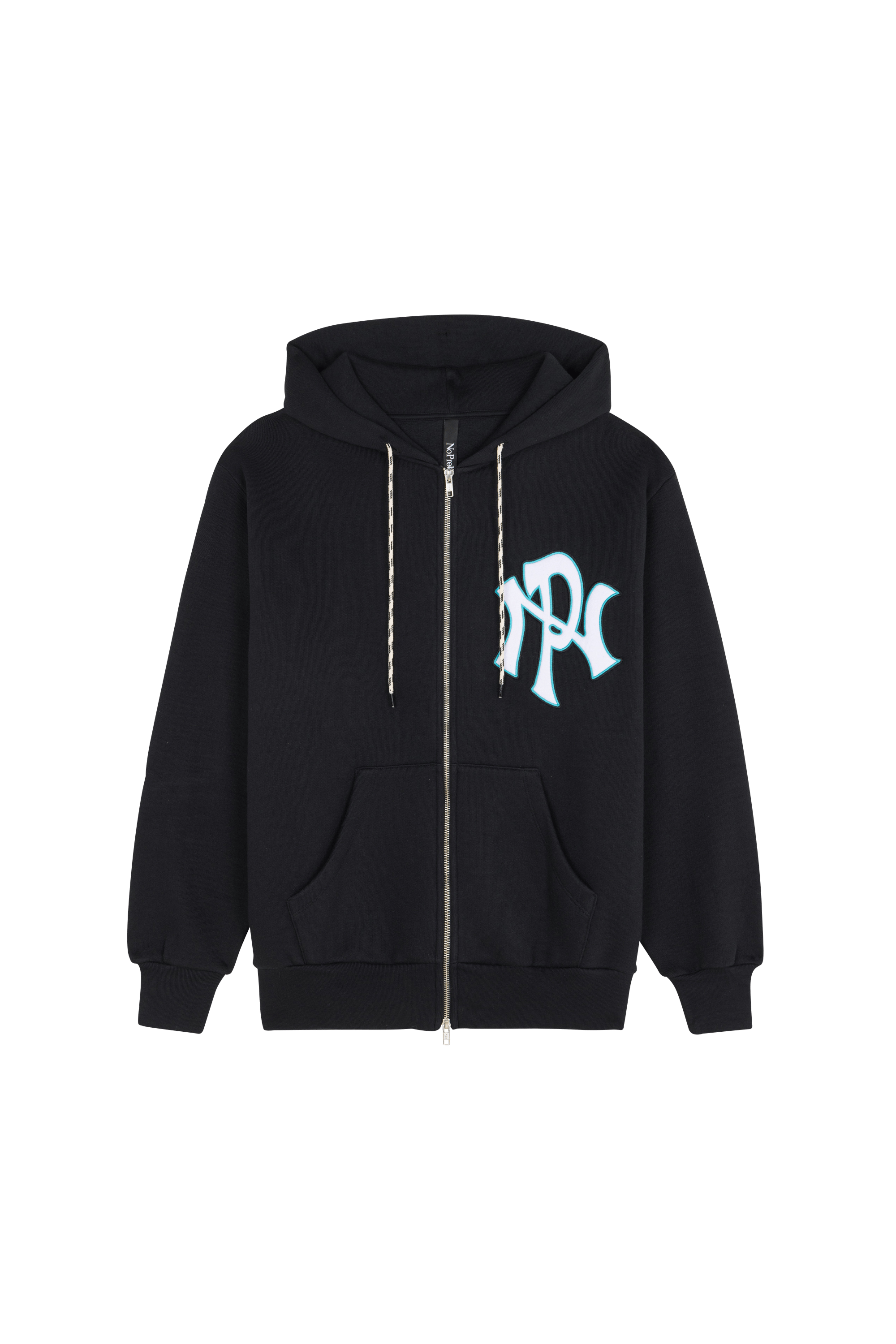 Hoodie zippé NO PROBLEMO Noir