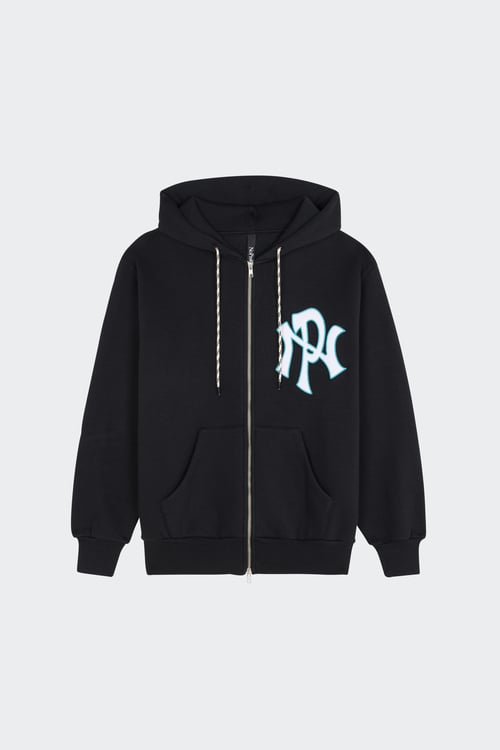 Hoodie zippé - Taille XL Noir