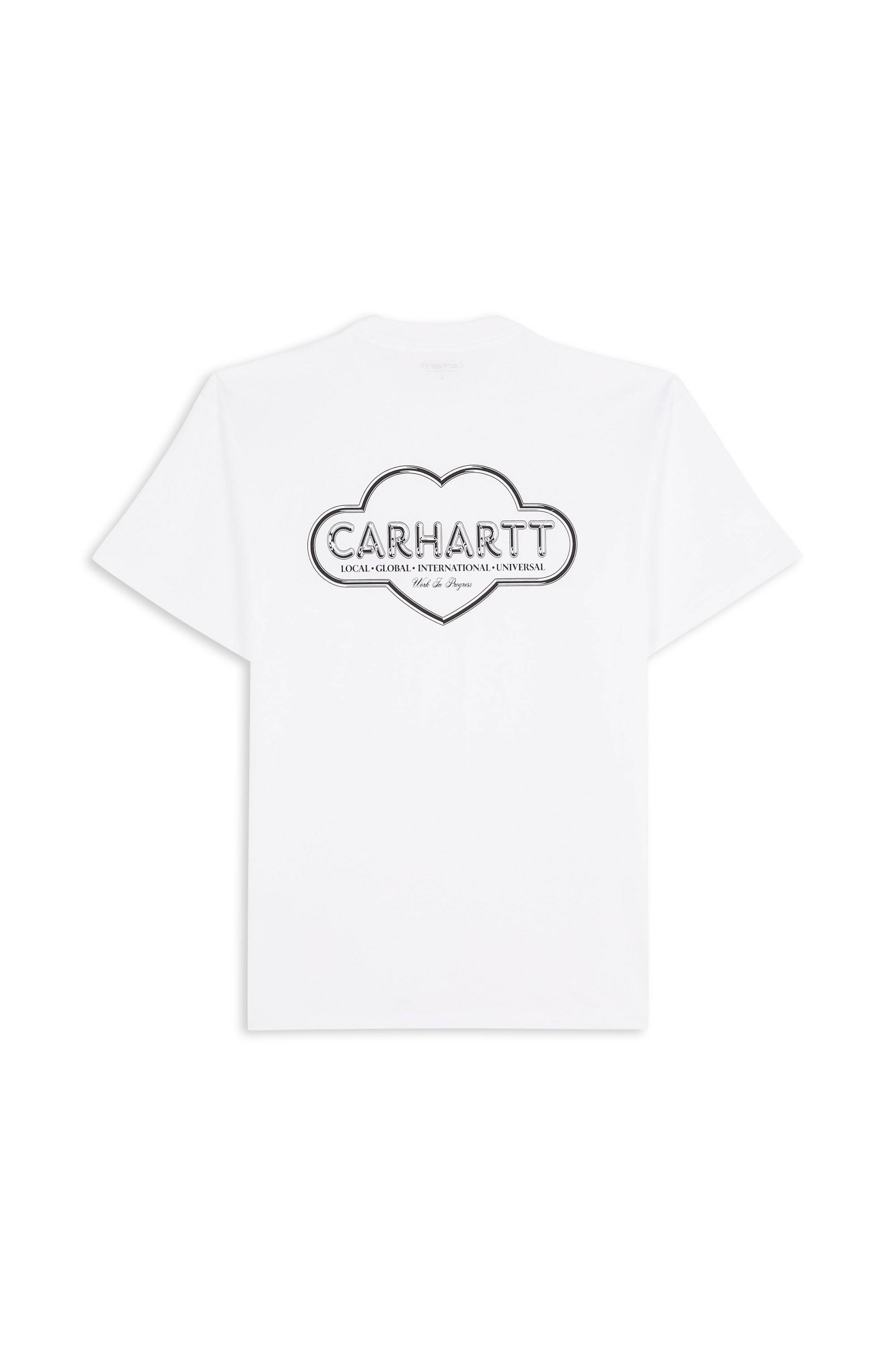 Regular-fit round-neck cotton T-shirt White