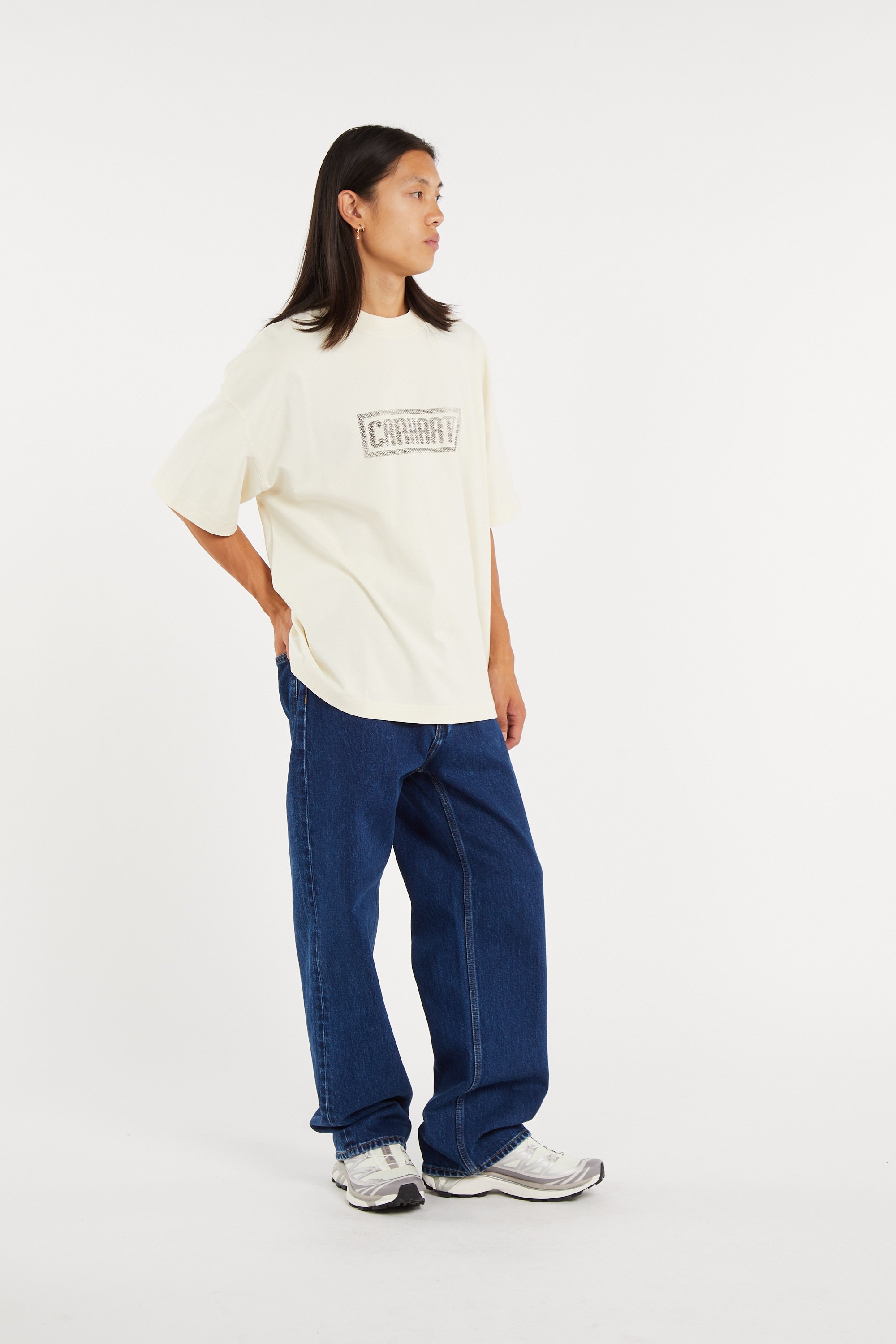 Regular-fit round-neck cotton T-shirt | White CARHARTT WIP Men