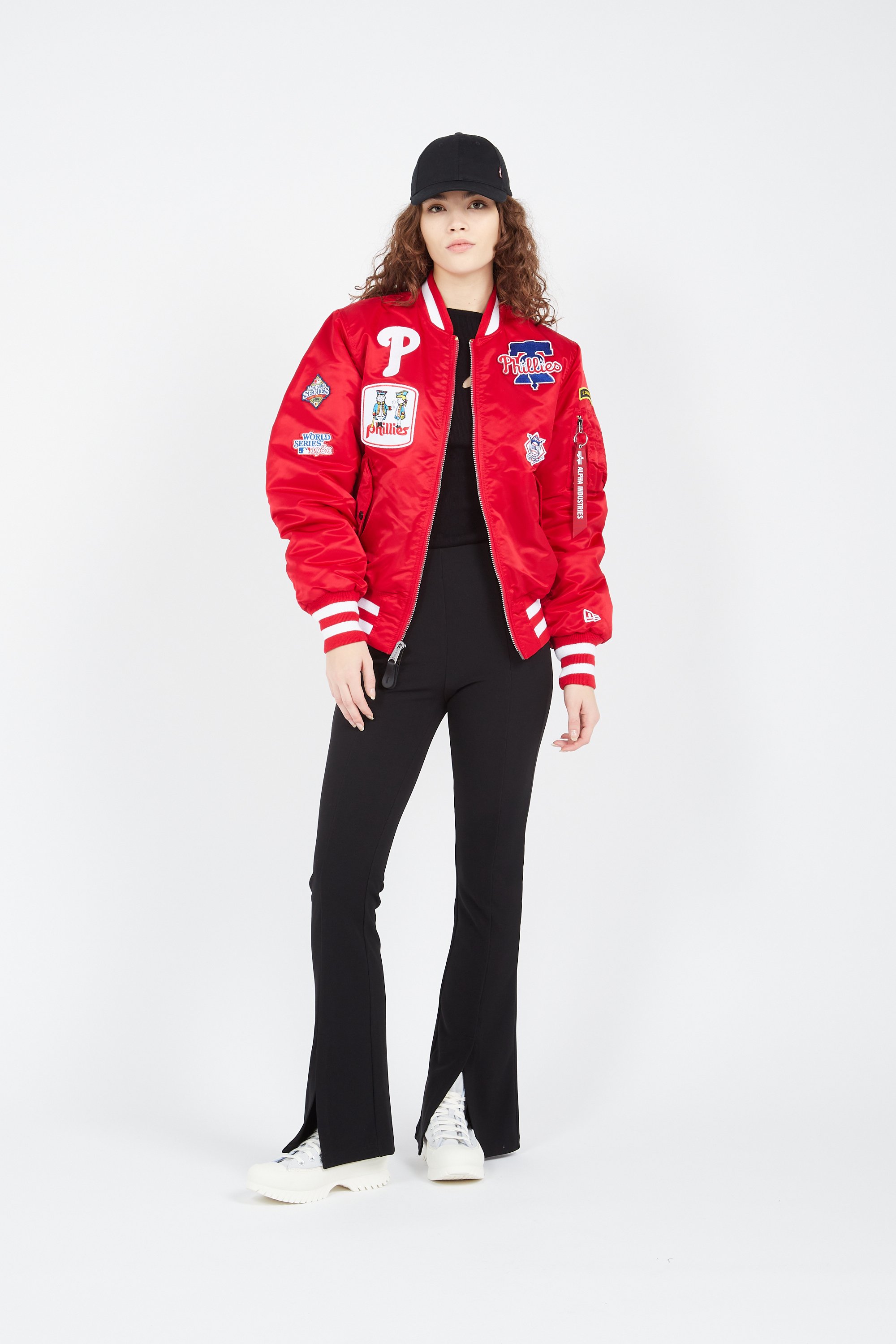 Bomber Rouge New Era Femme Citadium