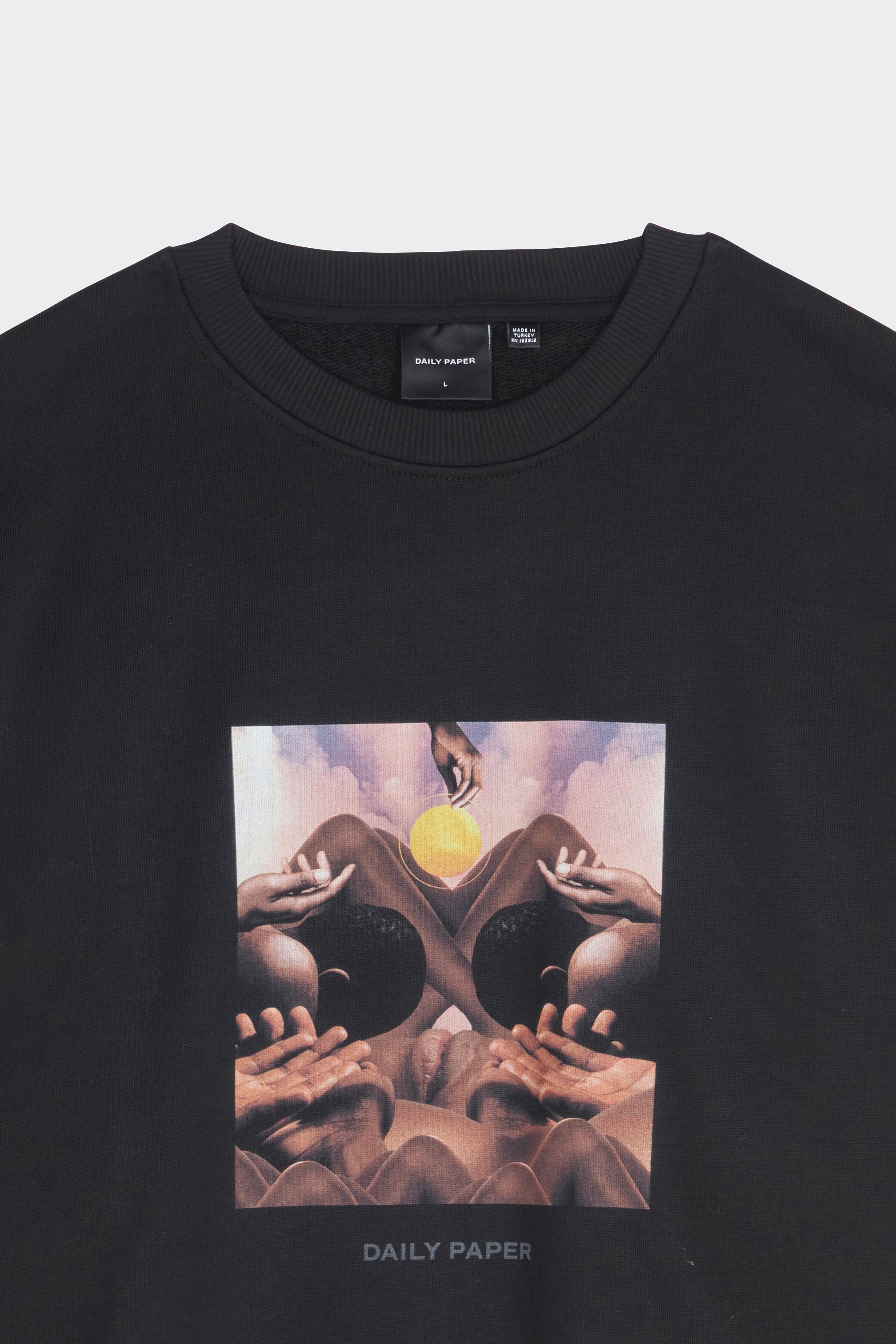 Sweatshirt | Black by DAILY PAPER Sweatshirt Black