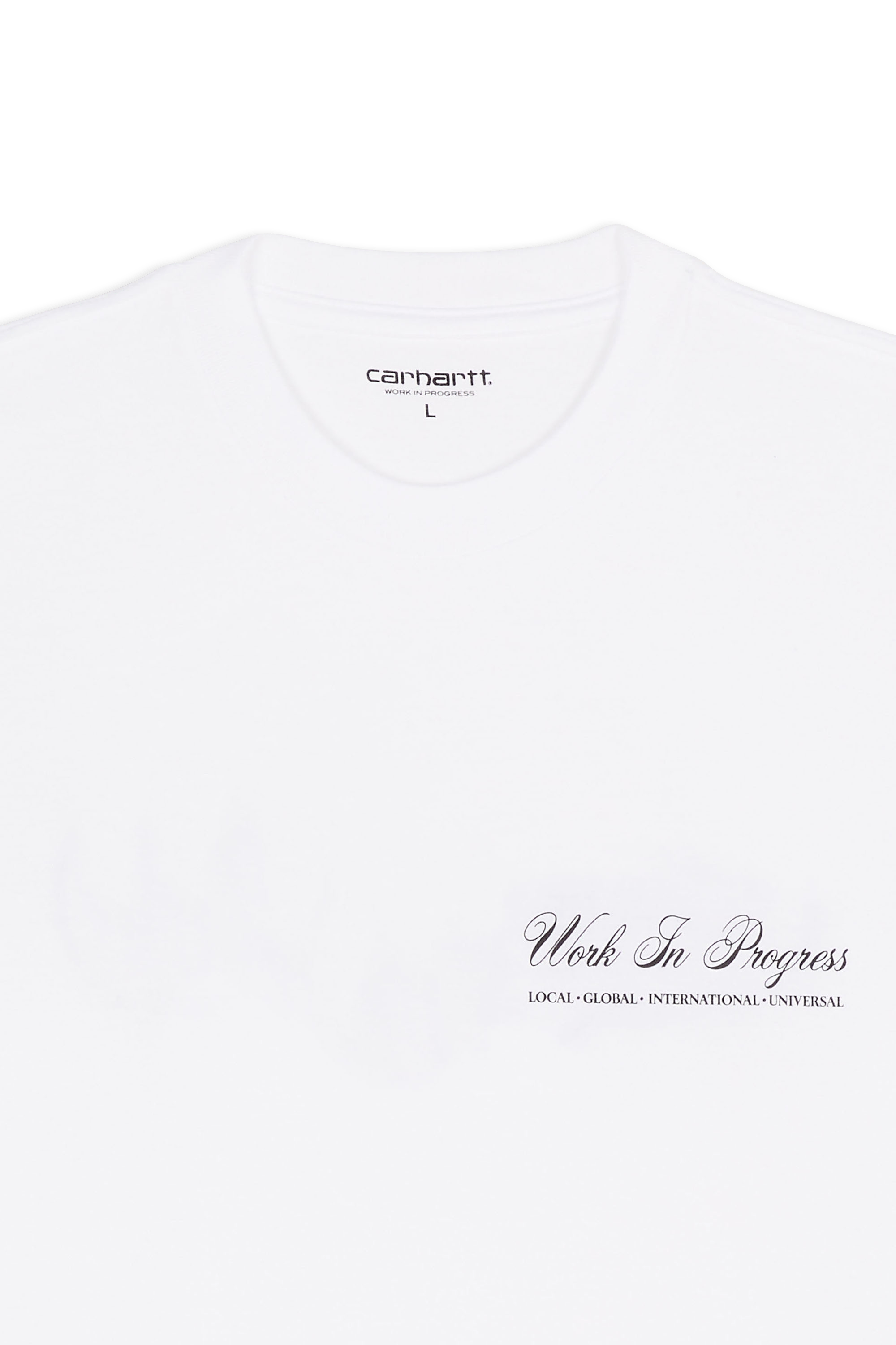 Regular-fit round-neck cotton T-shirt White