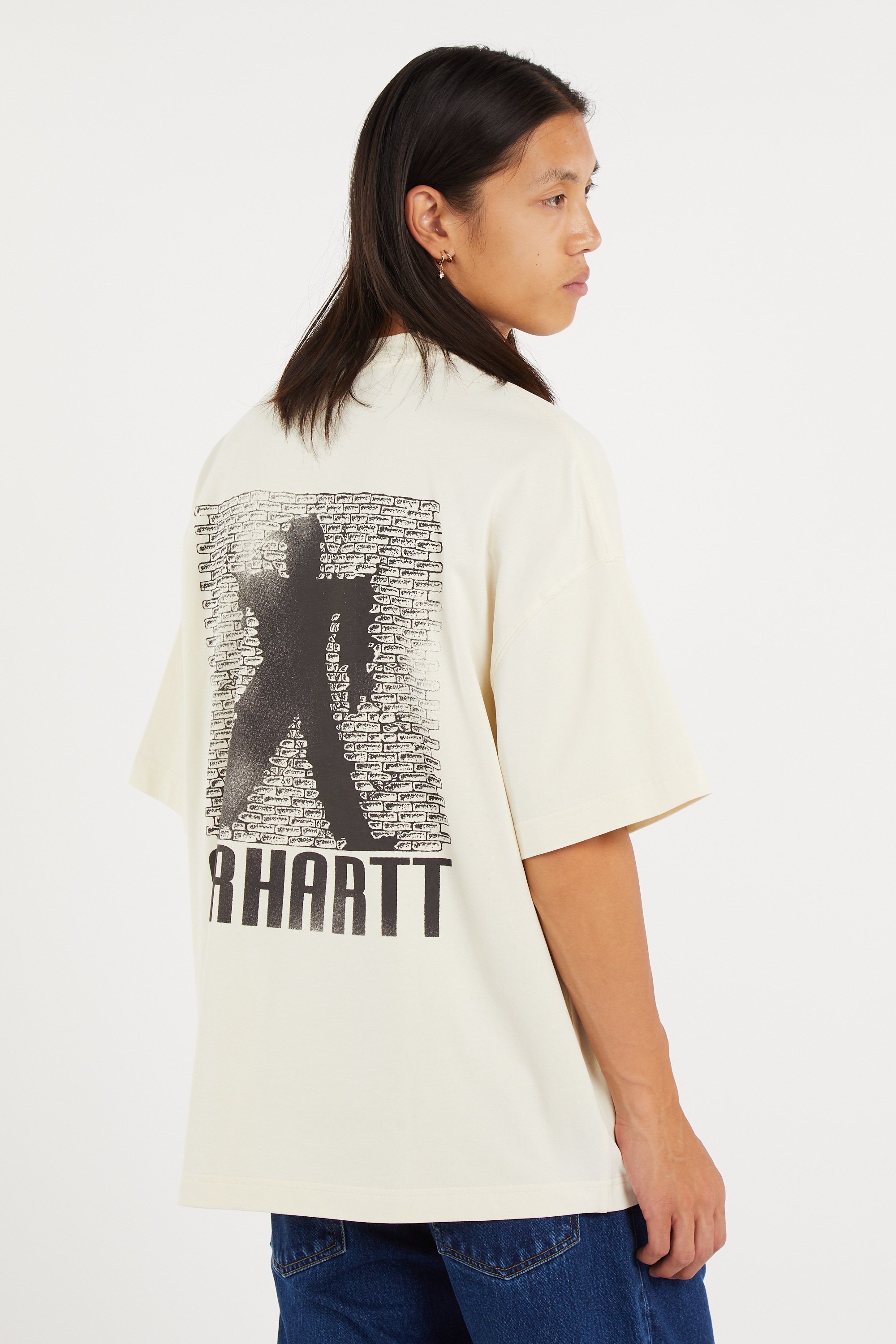 Regular-fit round-neck cotton T-shirt | White CARHARTT WIP Men