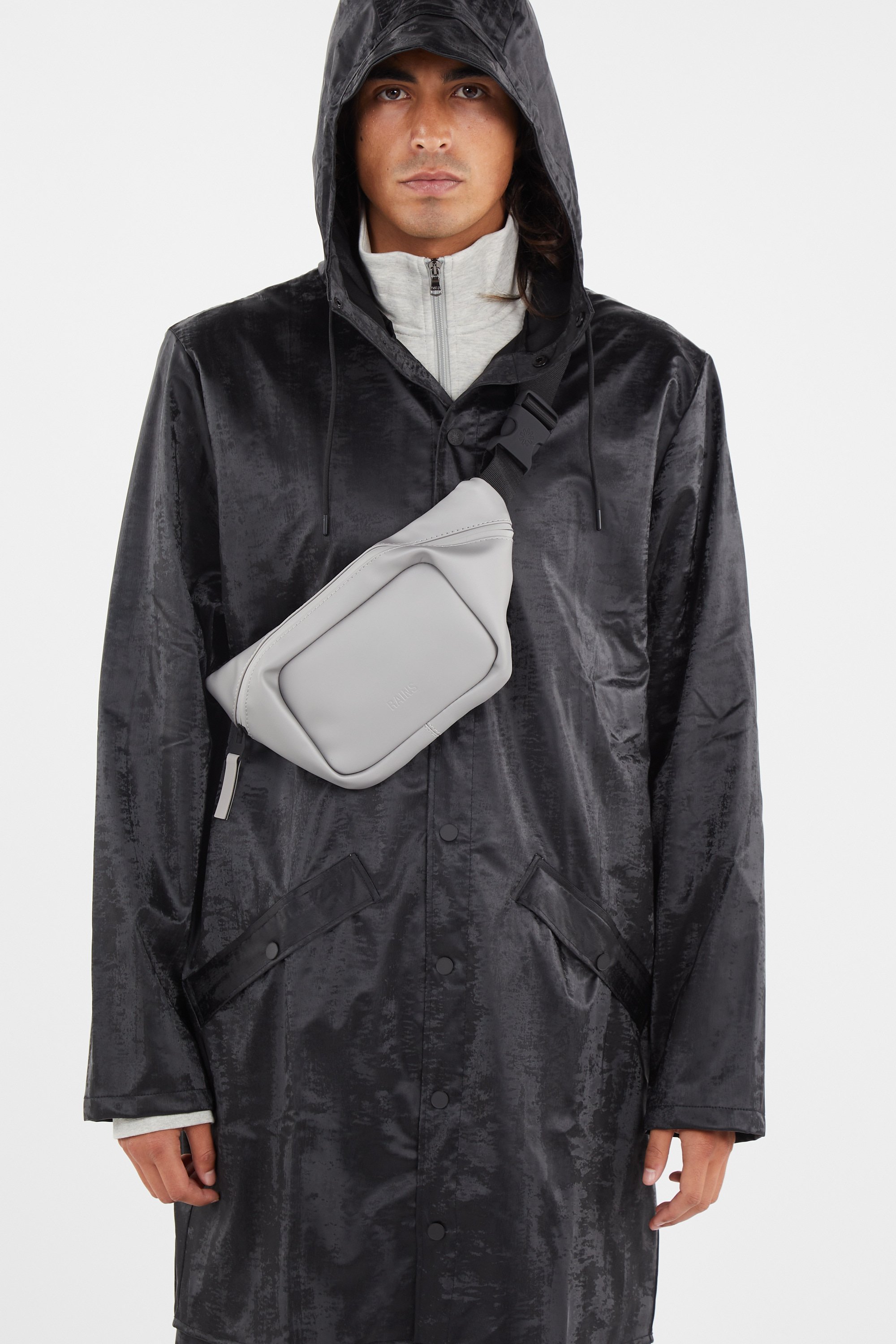 Waist bag | Grey by RAINS Waist bag Grey