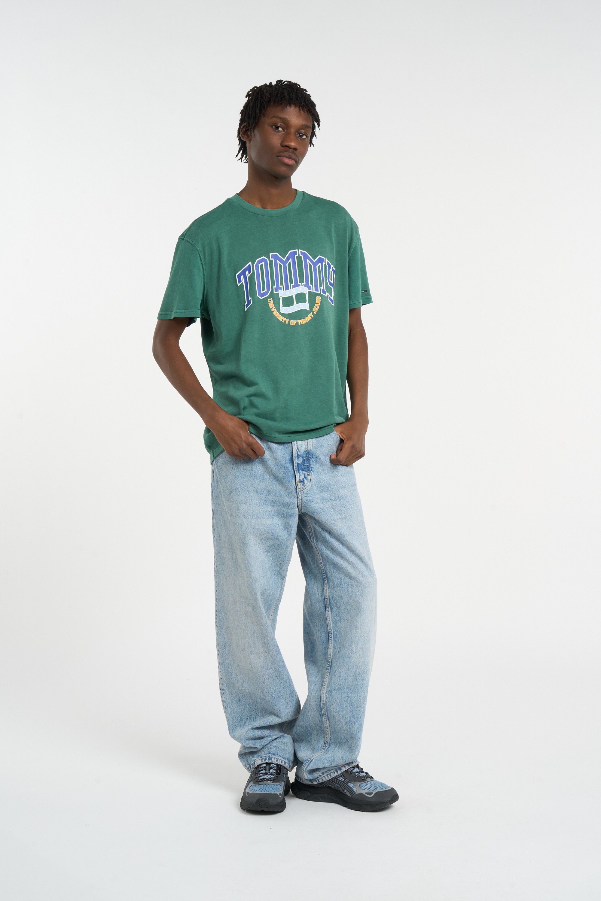 T-shirt TOMMY JEANS Vert