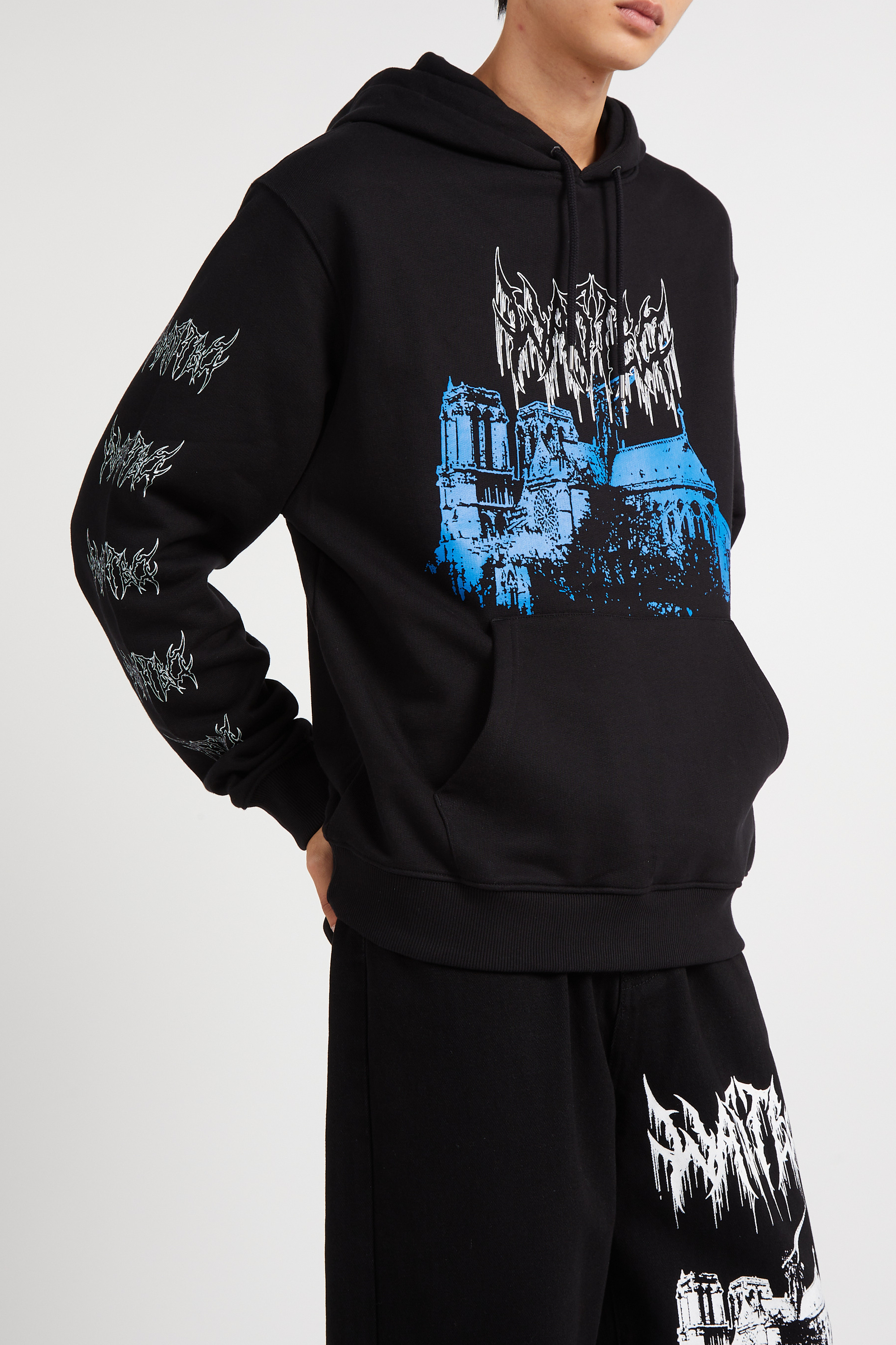Hoodie | Black WASTED Men