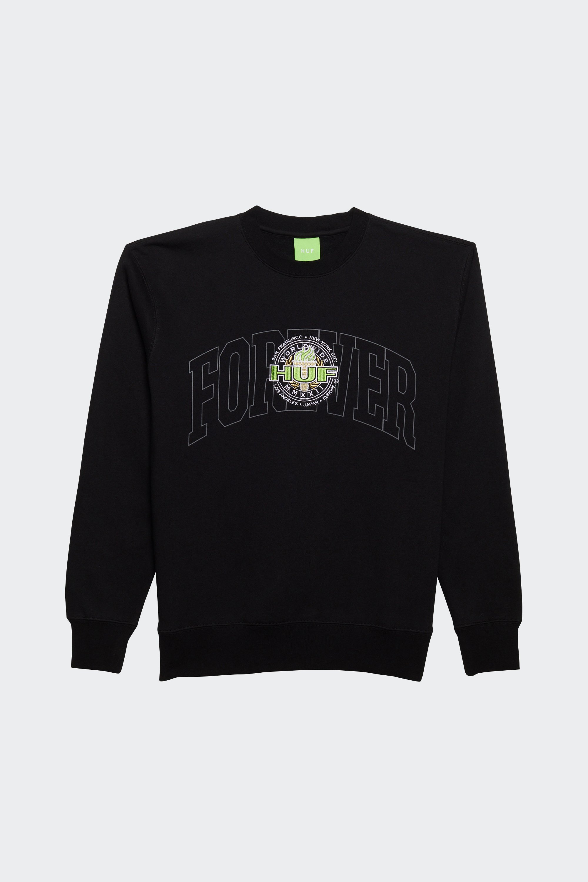 sweatshirt | Black by HUF sweatshirt Black