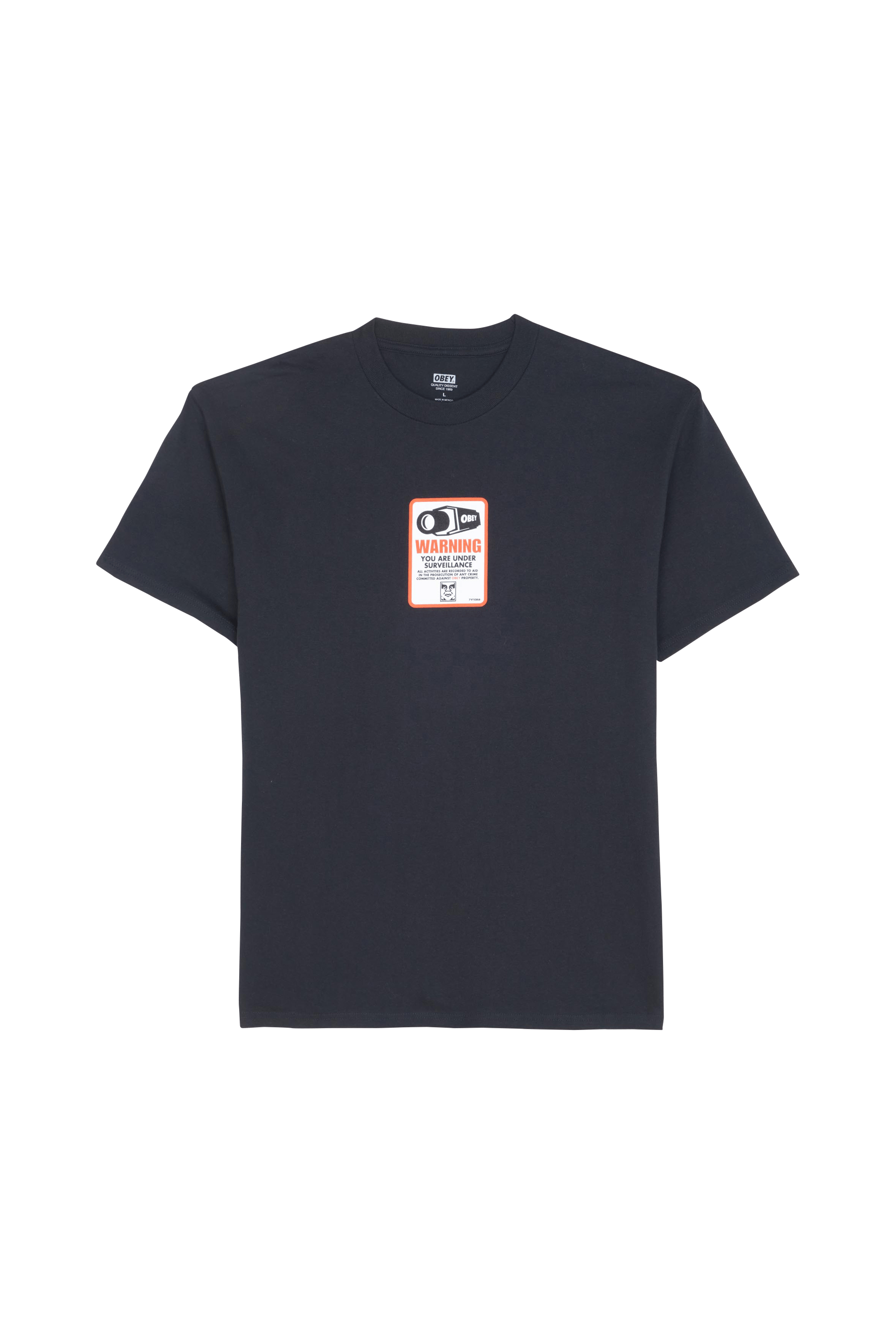 T-Shirt Obey Homme Studios Icon Jet Black | Sneaker District FR