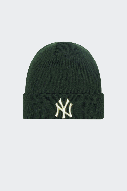 New York Yankees Marl Wide Cuff Knit Beanie Hat