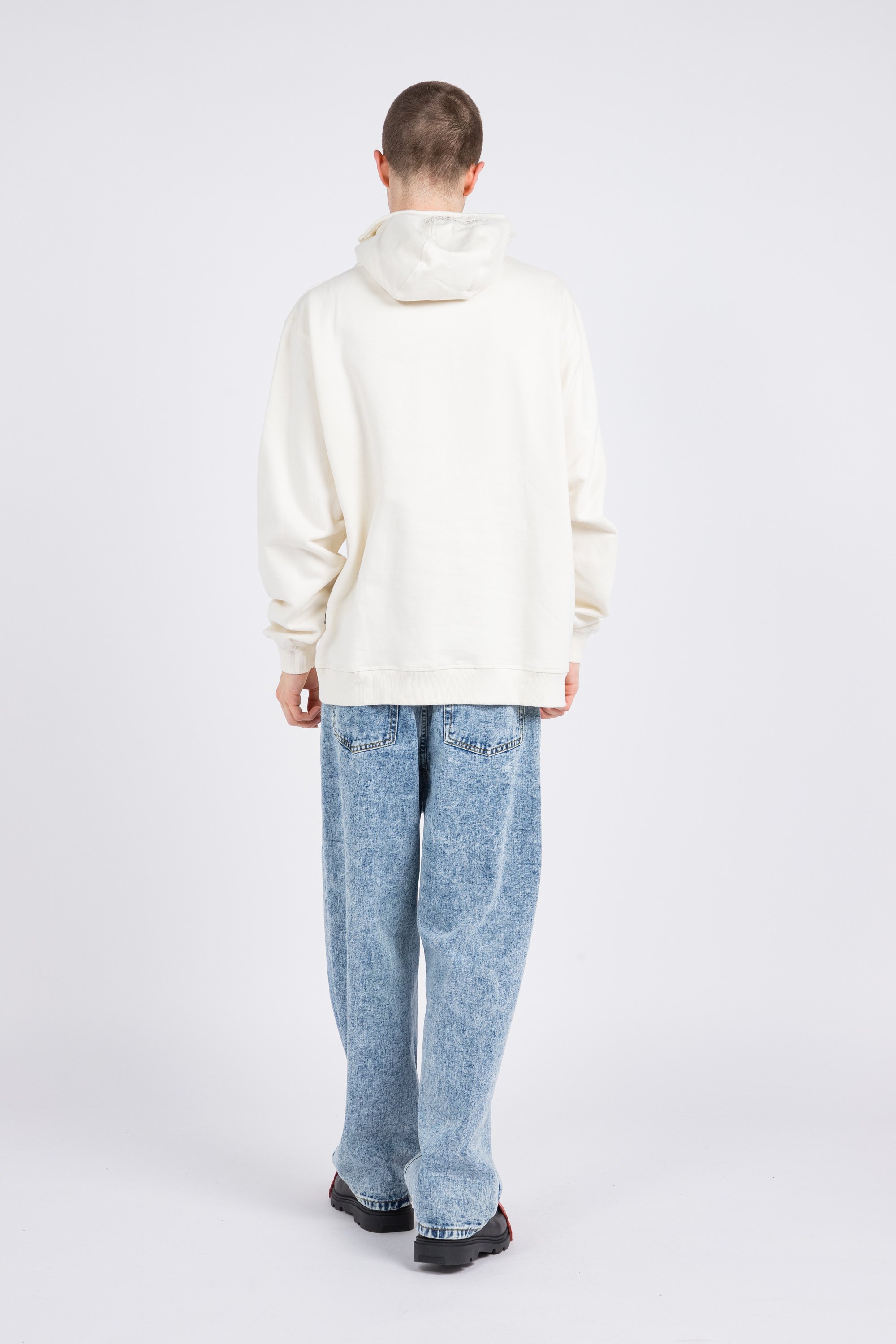 Hoodie zippé | Beige WASTED Homme