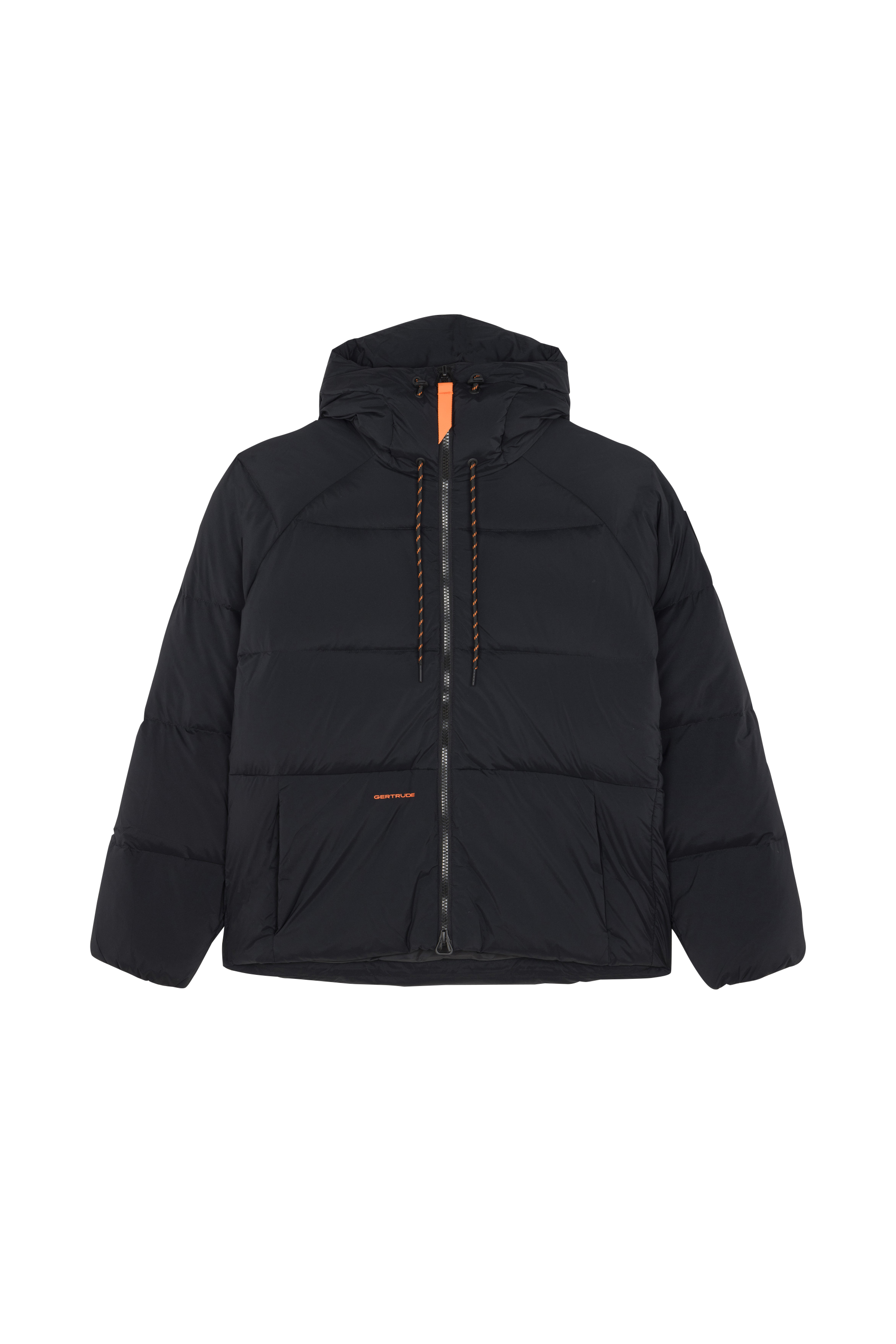 Lightweight quilted padded jacket with high neck Black