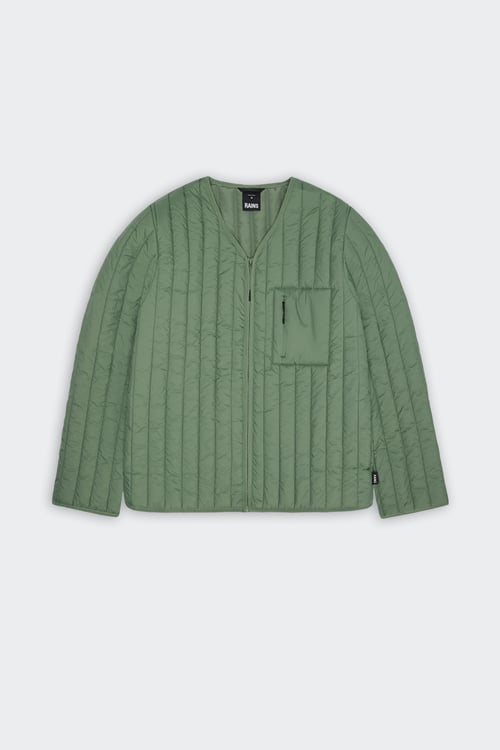 Rains - Gilet - Taille M Vert femme
