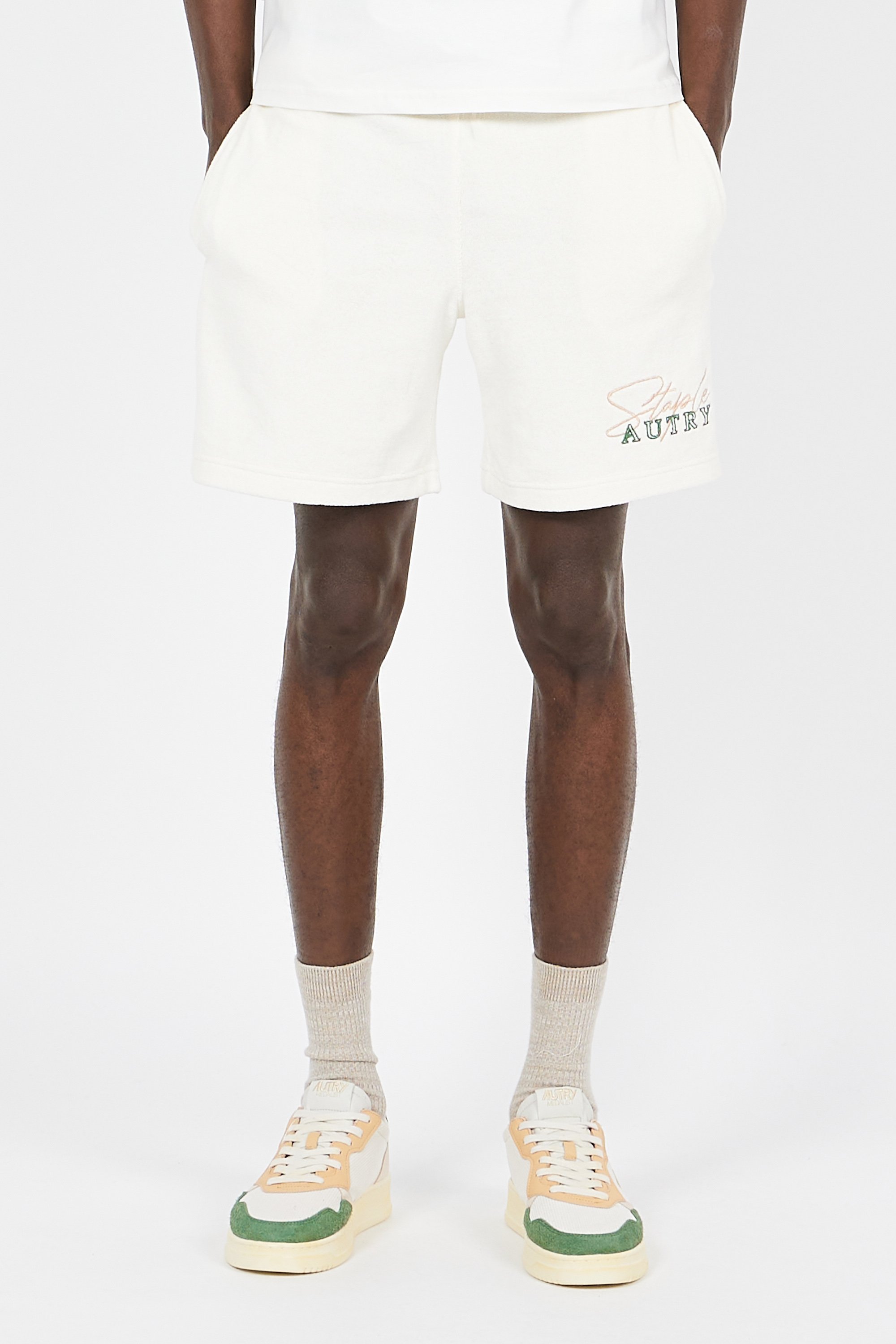 【送料&関税込】Autry White Bermuda Shorts With Drawstring A AUTRY | White Women's Shorts & Bermuda | YOOX