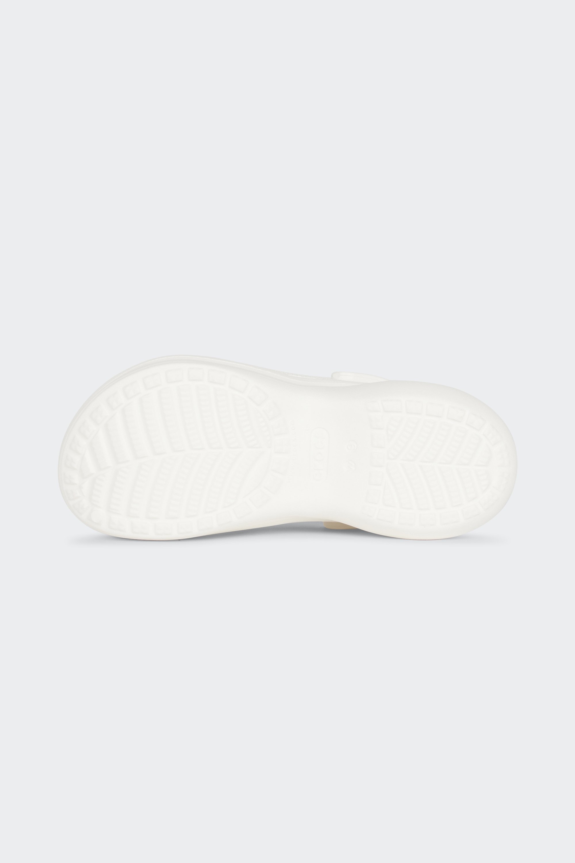 Flat furry sheepskin sandals | White by CROCS Flat furry sheepskin sandals White