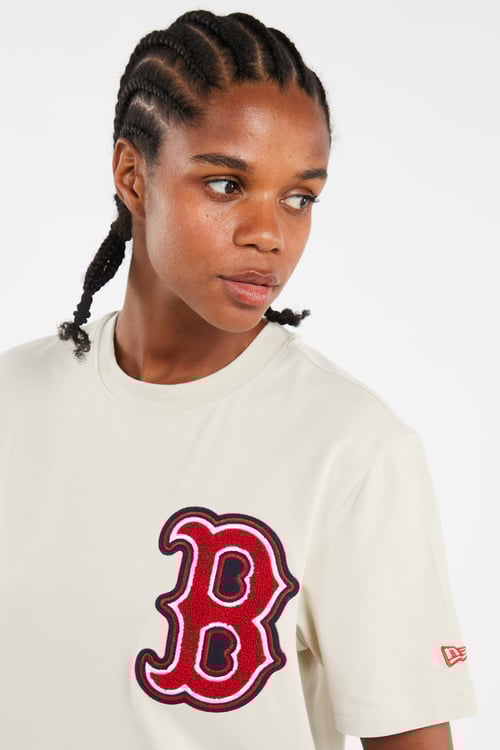 NEW ERA T-shirt Beige