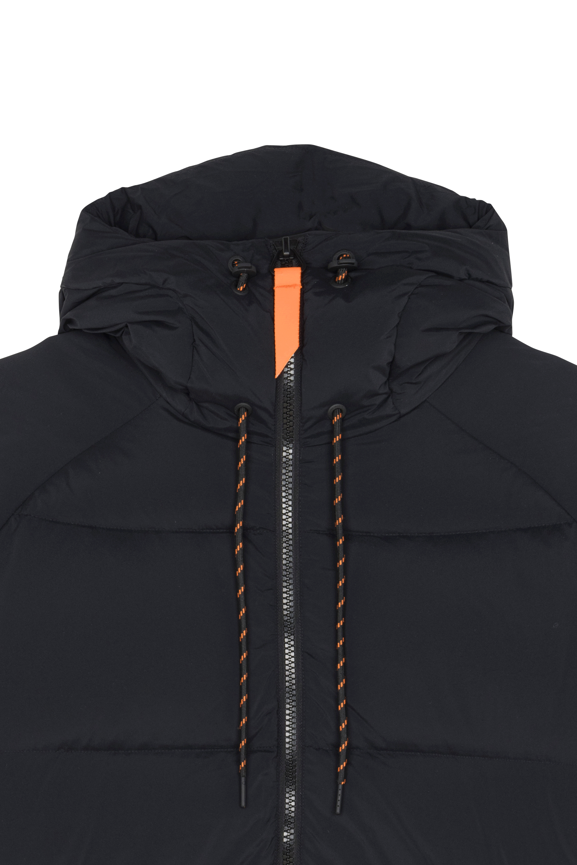 Lightweight quilted padded jacket with high neck GERTRUDE Black