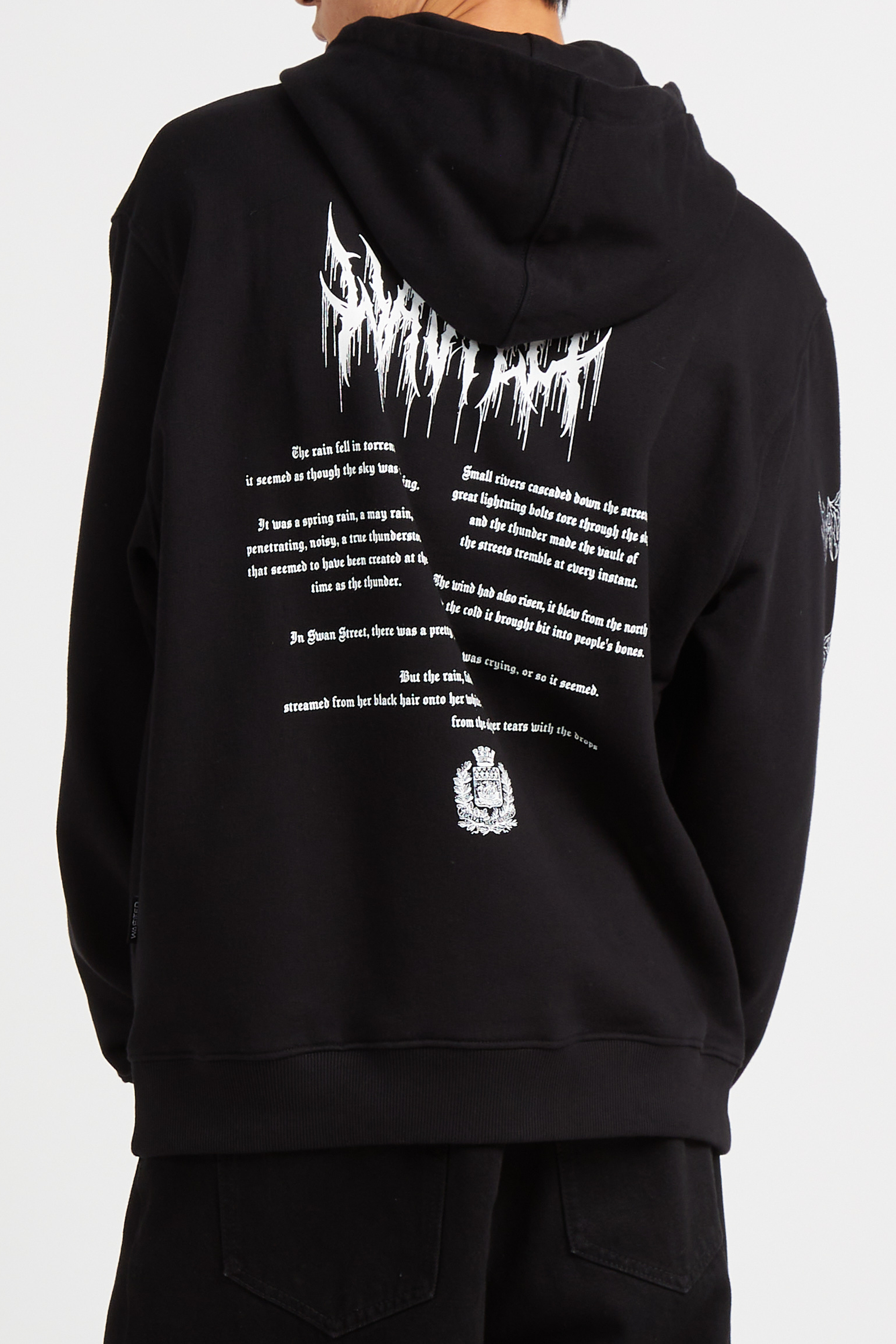 Hoodie | Black WASTED Men