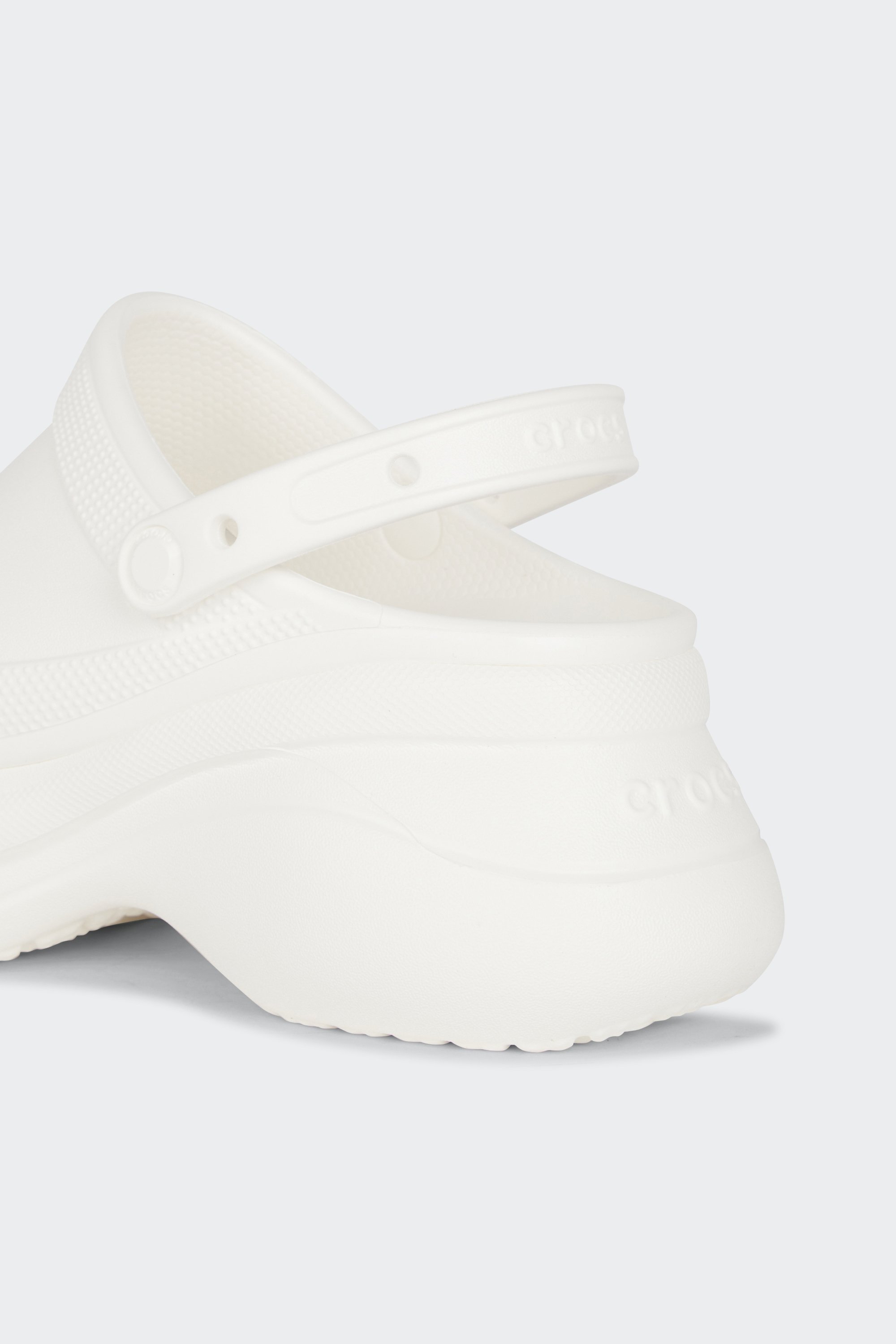 Flat furry sheepskin sandals | White by CROCS Flat furry sheepskin sandals White