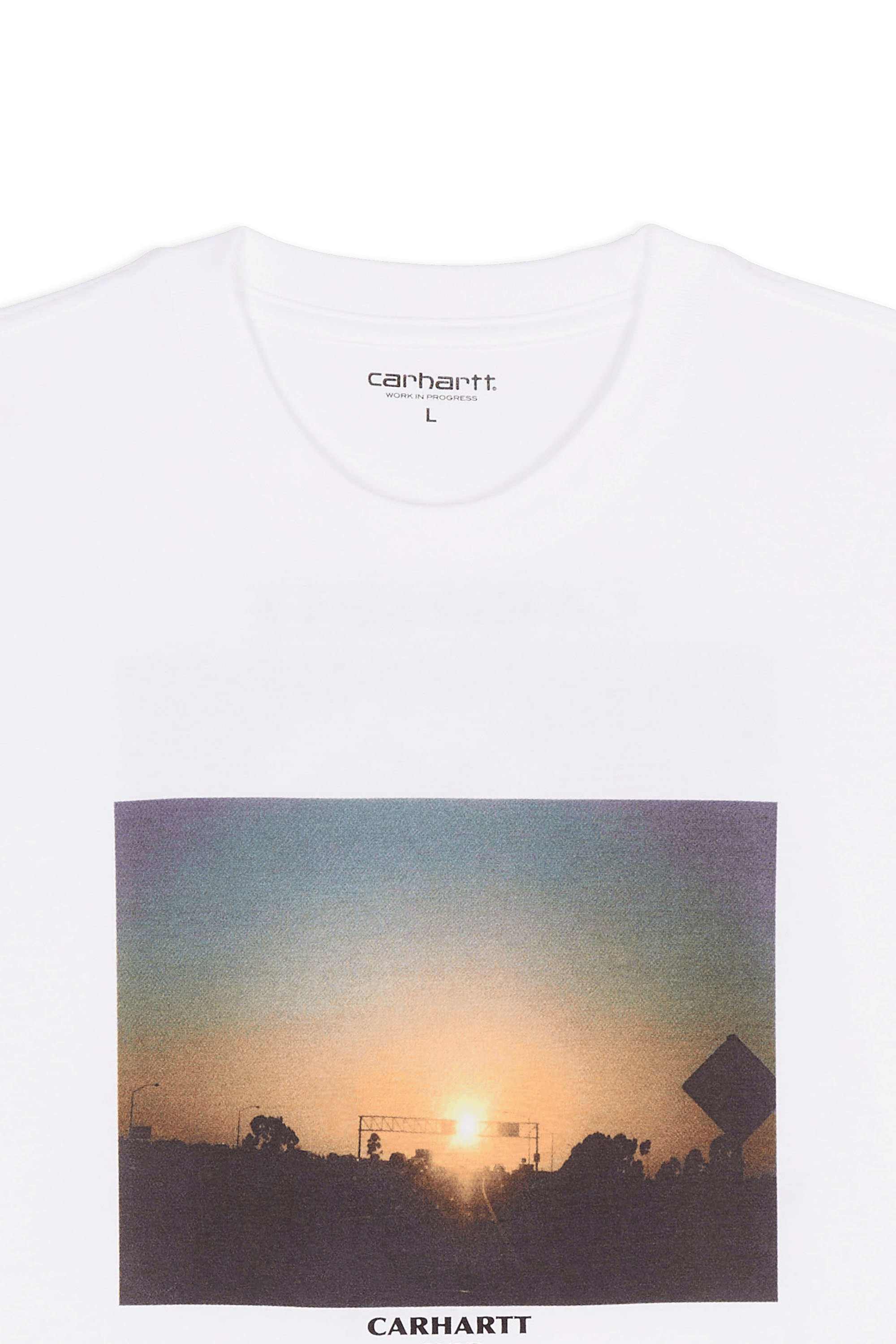 Regular-fit round-neck cotton T-shirt White