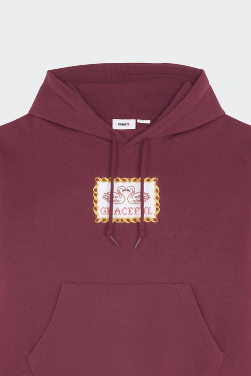 OBEY Hoodie Rouge