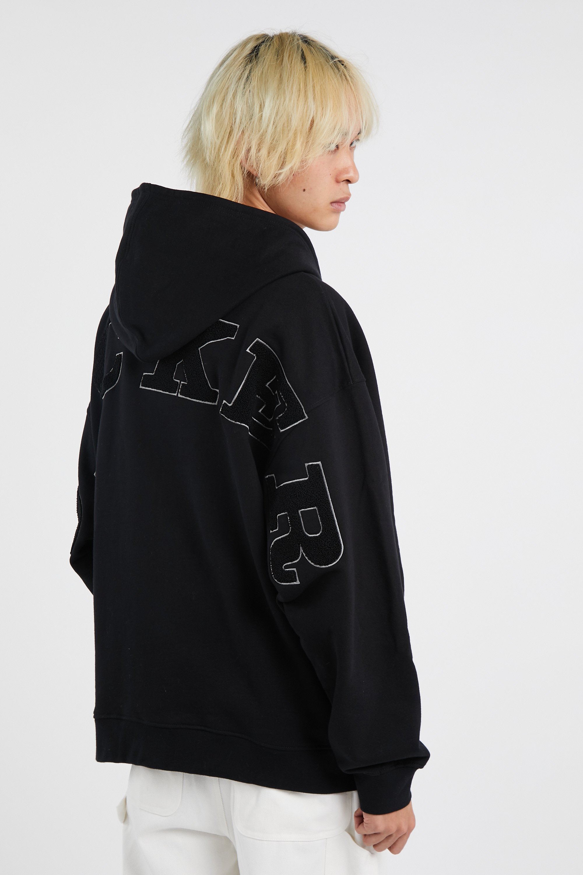 Zip-up hoodie Black