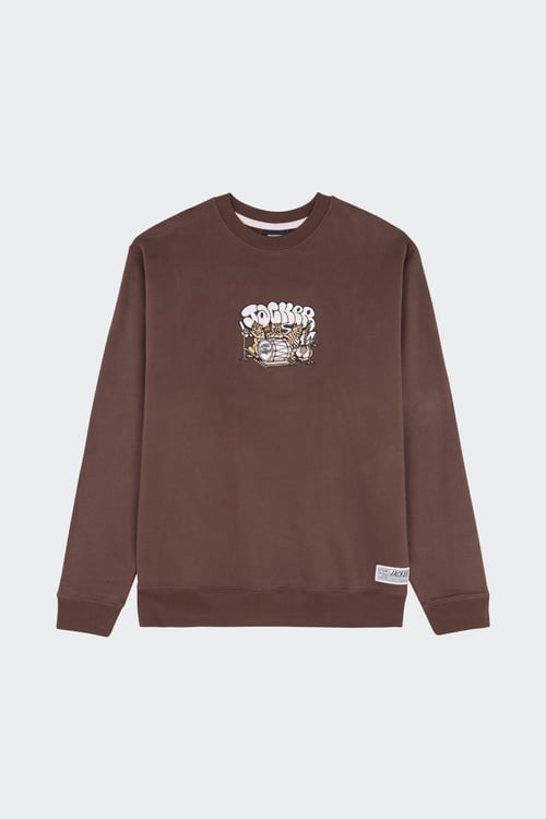JACKER Sweatshirt Marron