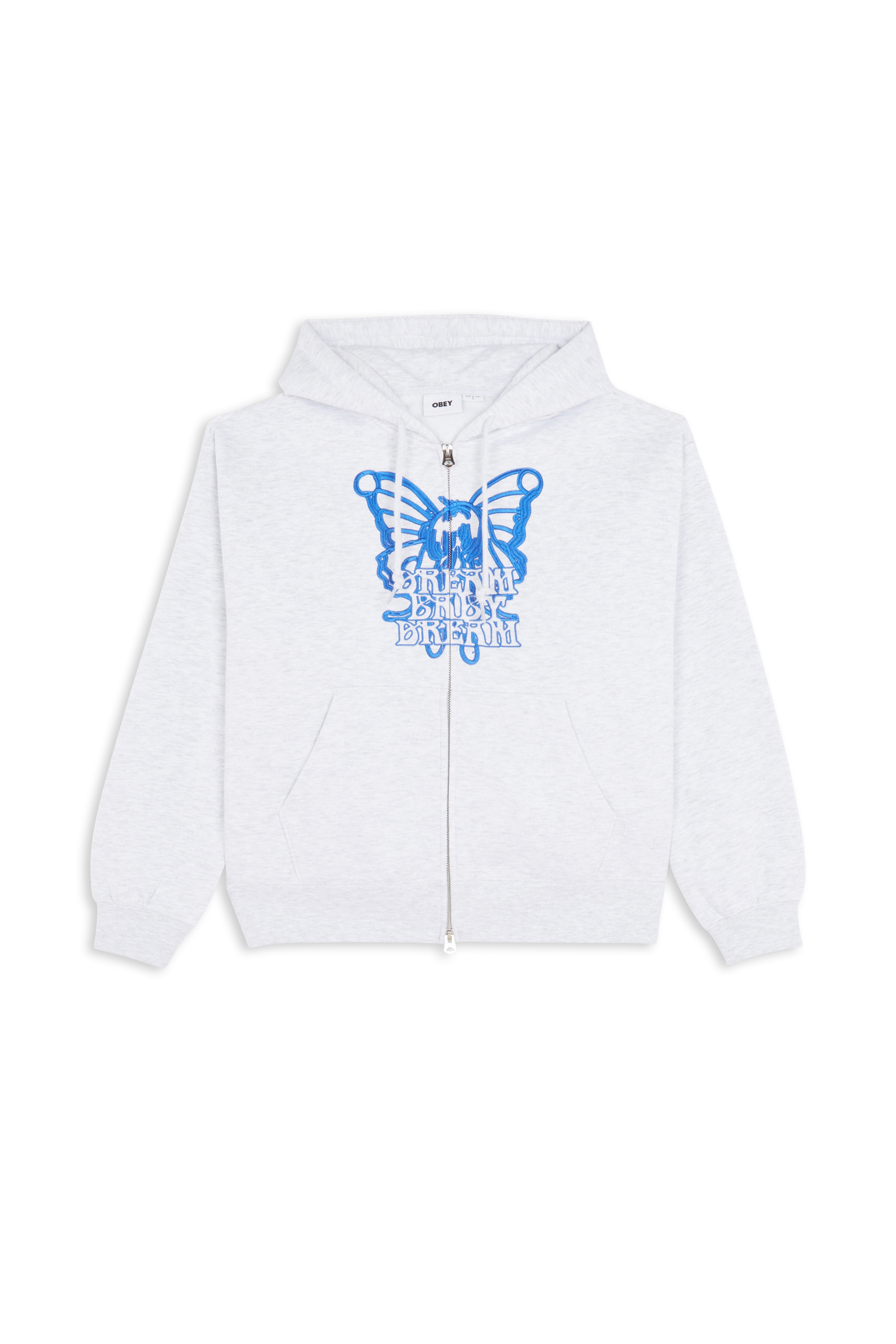 zip-up hoodie Grey