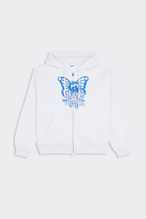 OBEY Hoodie zippé Gris