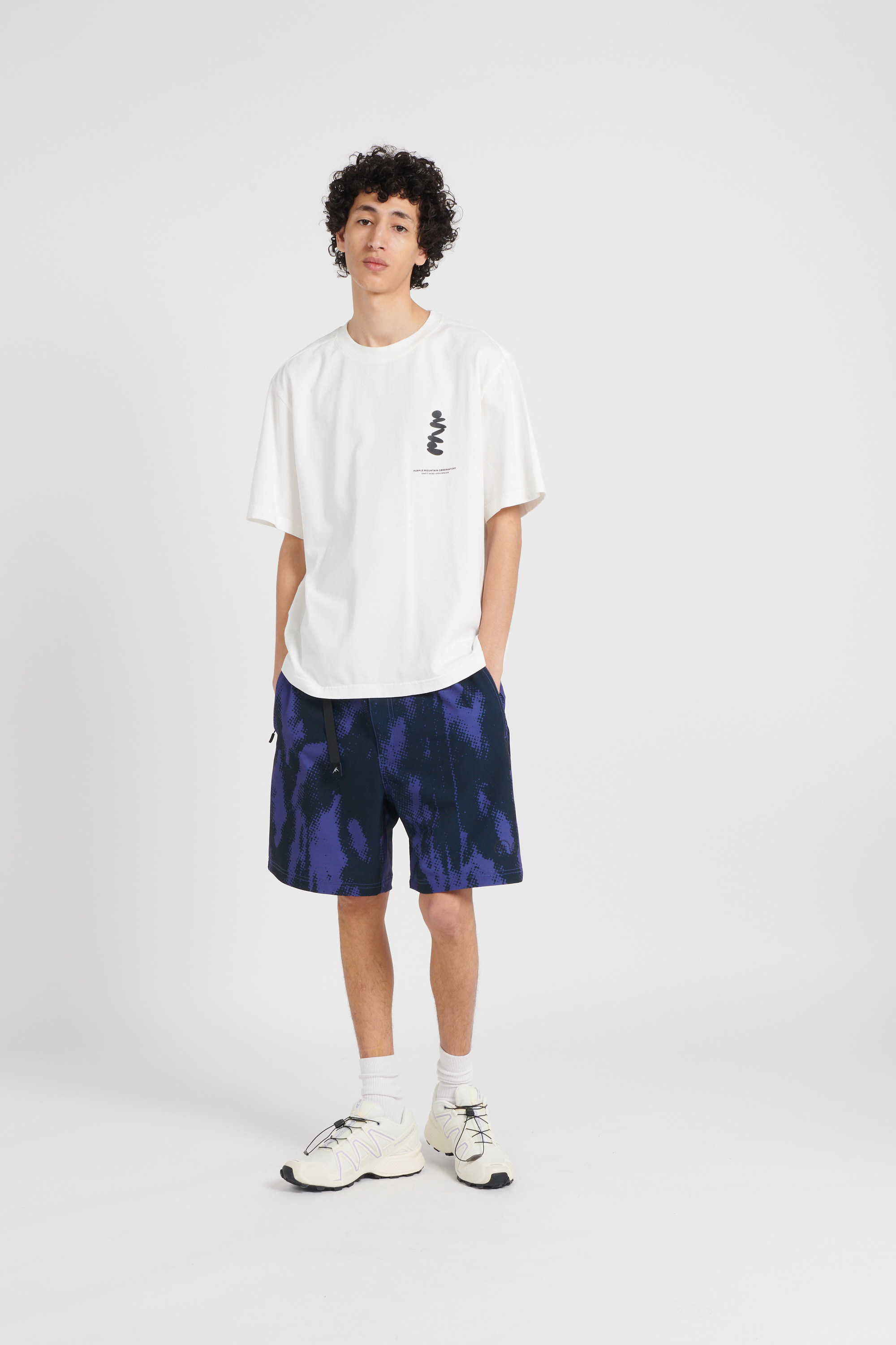 Regular-fit round-neck cotton T-shirt White