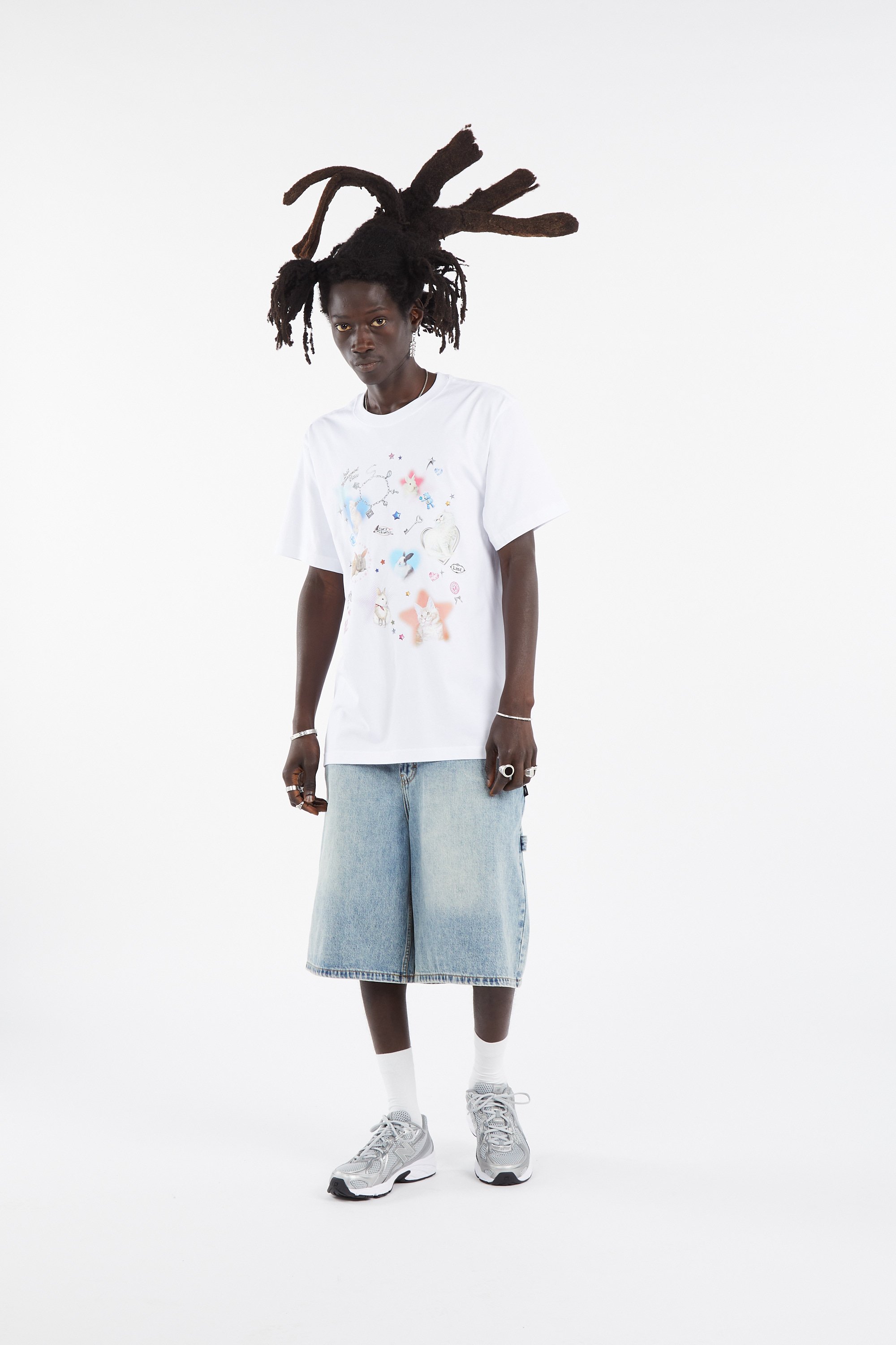 T-shirt | White by LOST MANAGEMENT CITIES T-shirt White