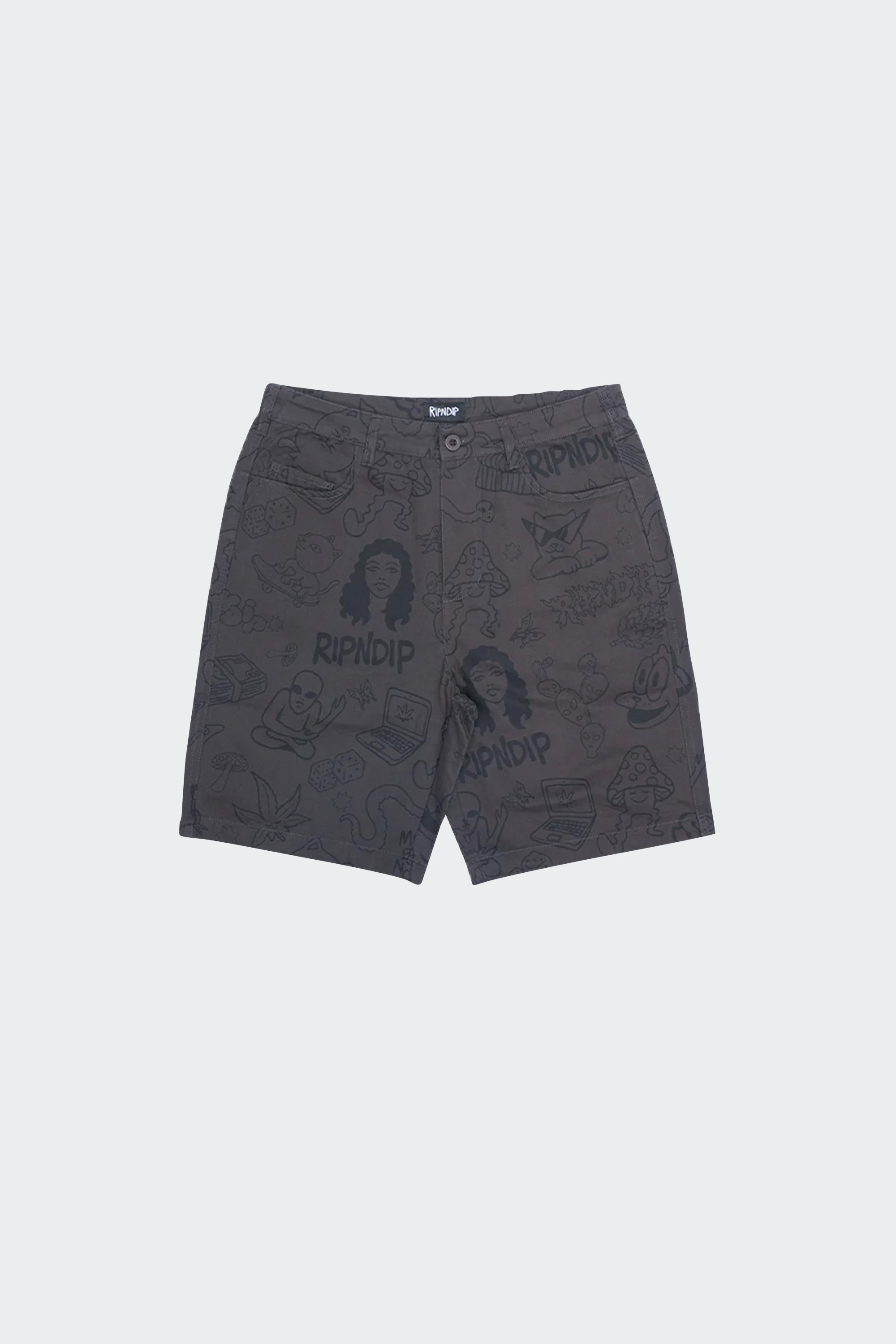 Shorts | Brown by RIPNDIP Shorts Brown